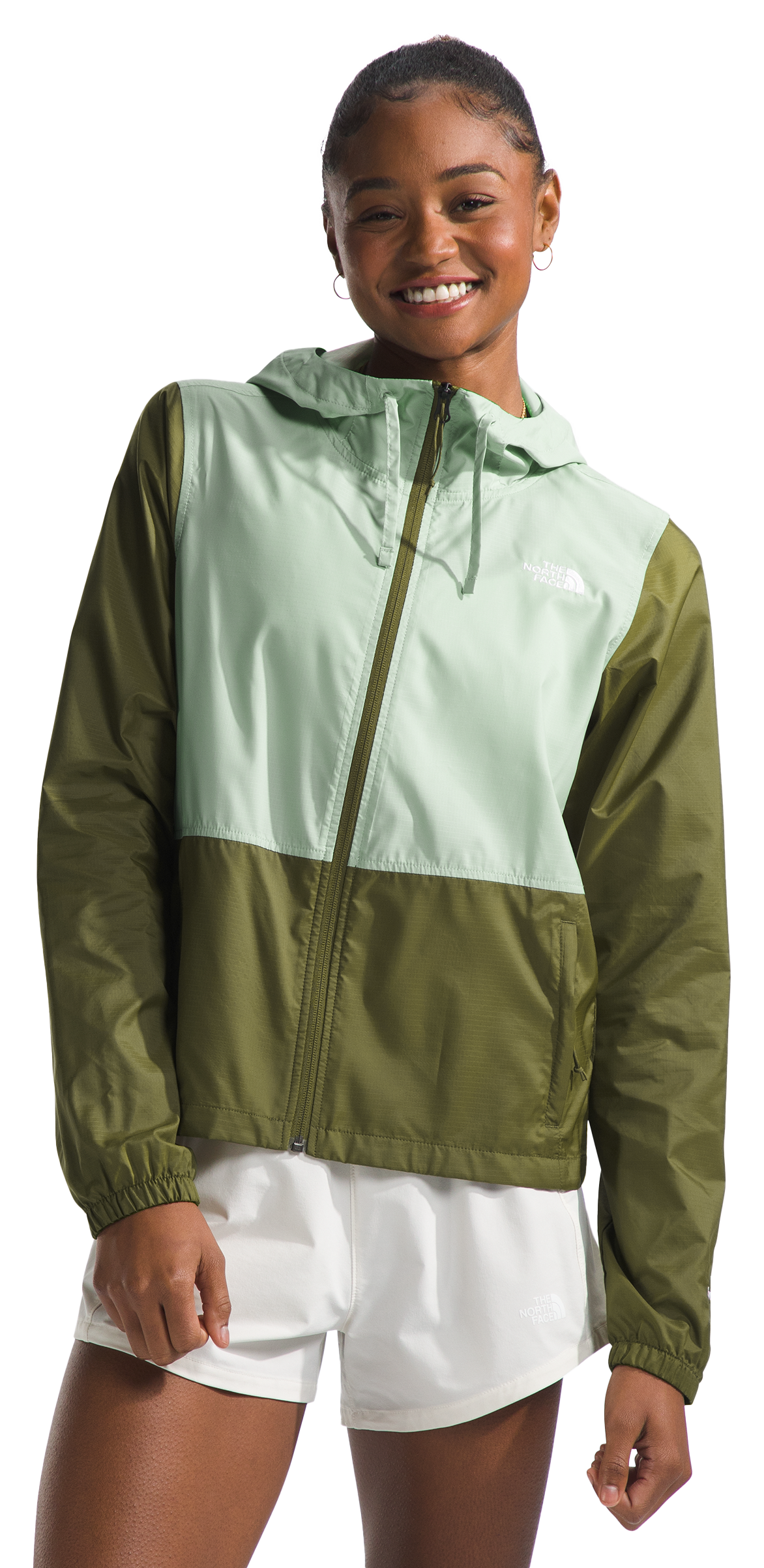 Image of The North Face Cyclone 3 Jacket for Ladies - Forest Olive/Misty Sage - M