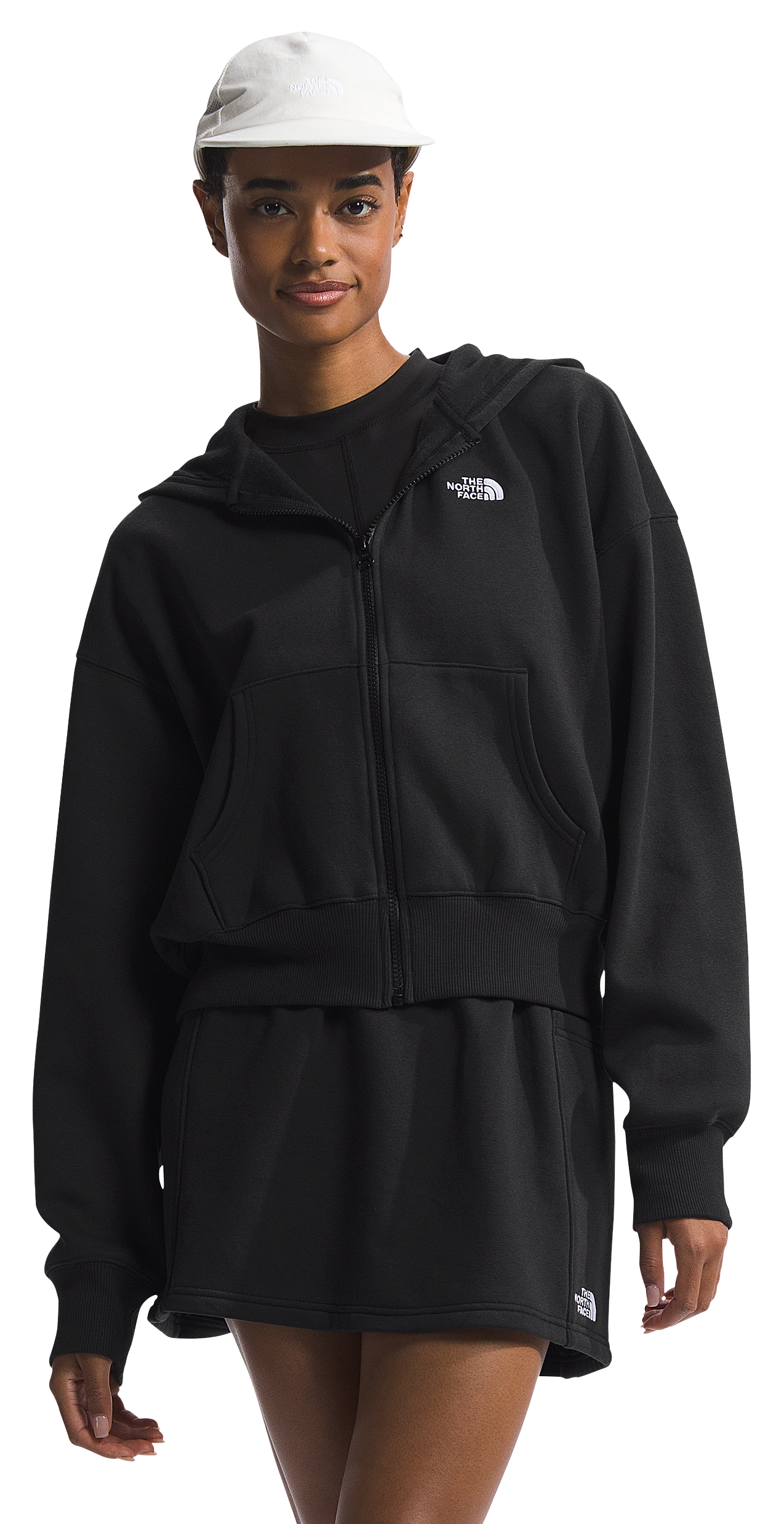 The North Face Evolution Full-Zip Long-Sleeve Hoodie for Ladies - TNF Black - M