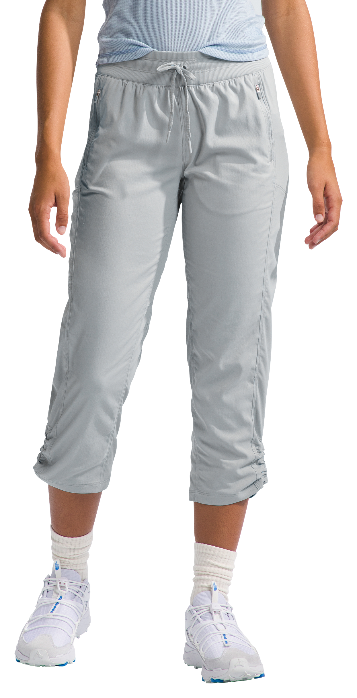 Image of The North Face Aphrodite Motion Capris for Ladies - High Rise Grey - S