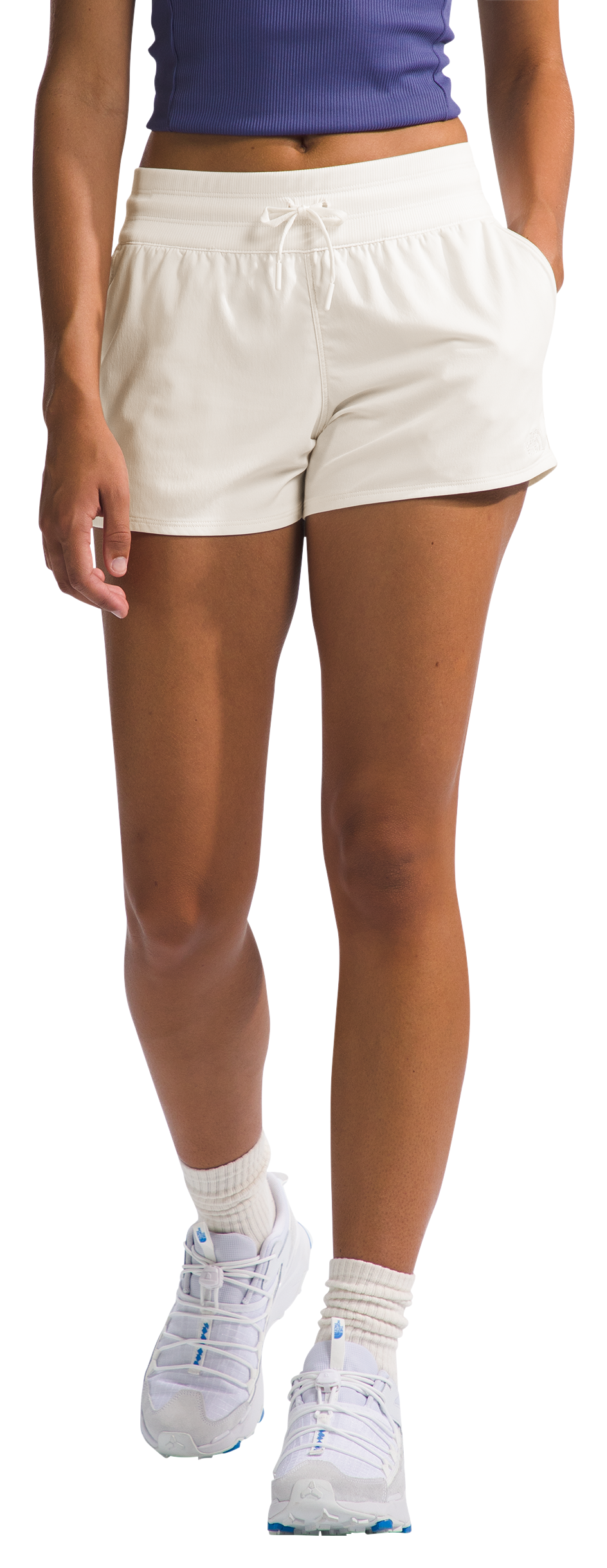Image of The North Face Aphrodite Shorts for Ladies - White Dune