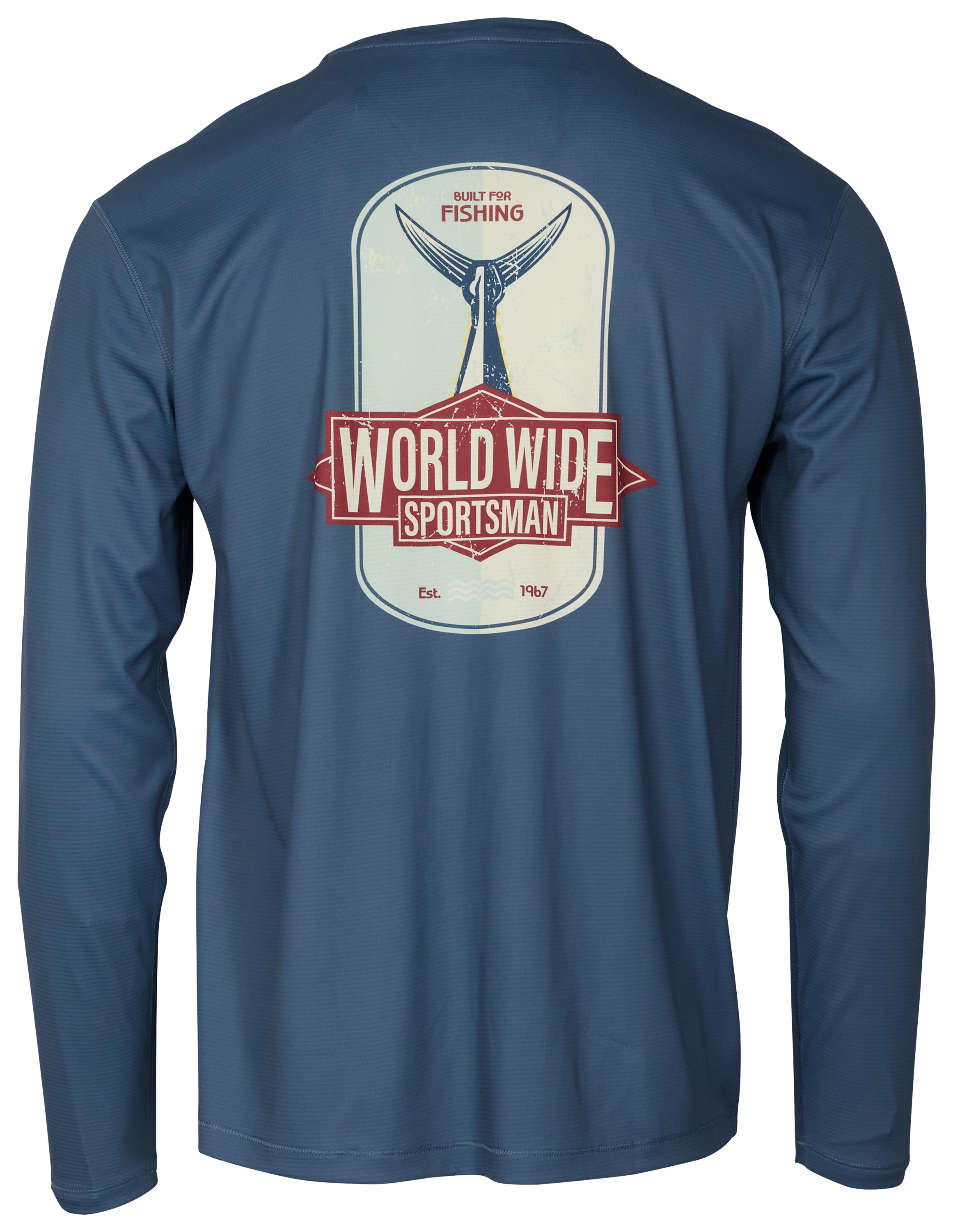 WORLD WIDE SPORTSMAN 3D Cool Sublimated Tail Graphic Long-Sleeve Shirt for Men
