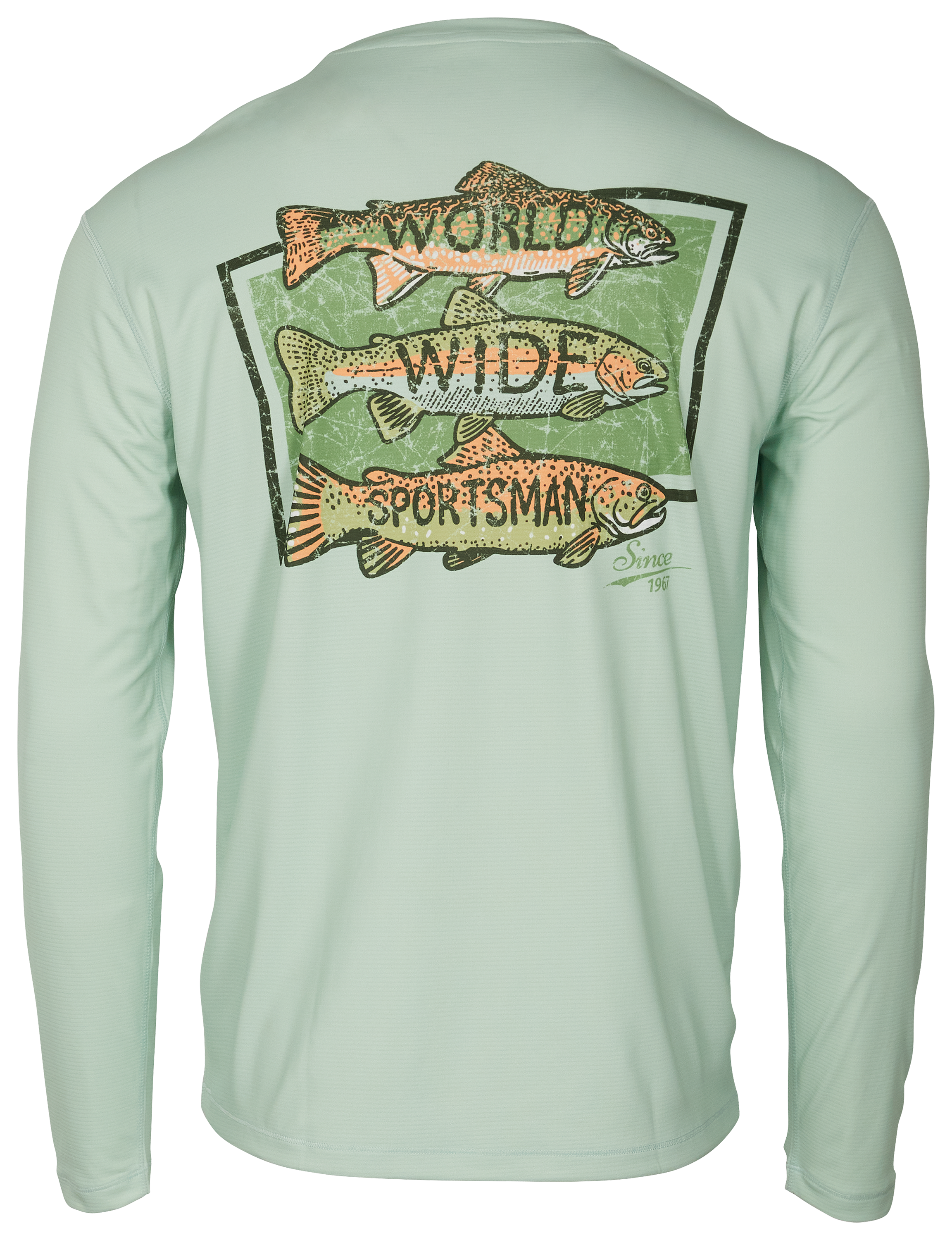 Image of World Wide Sportsman 3D Cool Graphic Long-Sleeve Shirt - Surf Spray