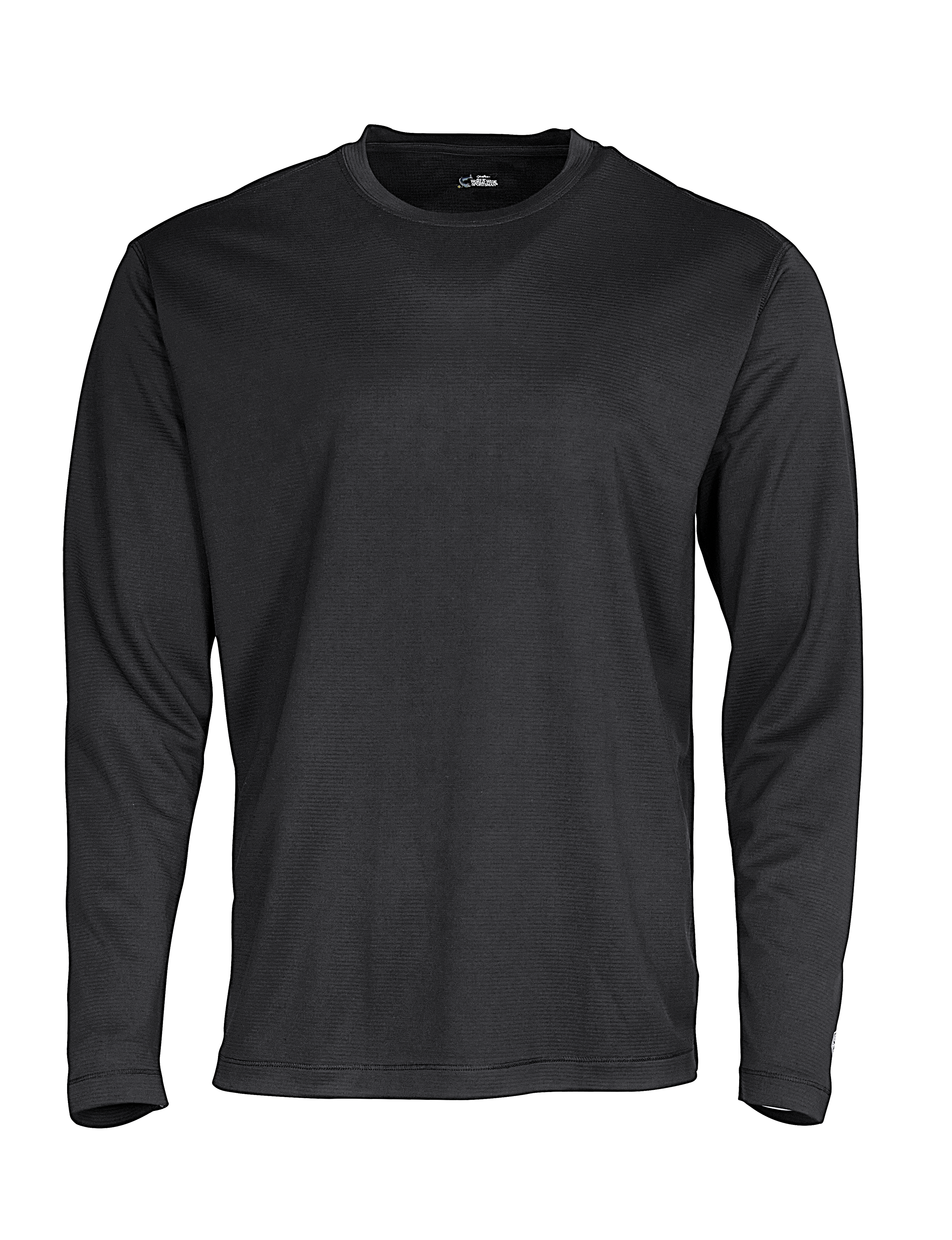 Image of World Wide Sportsman 3D Cool Casting Long-Sleeve T-Shirt - Jet Black-23 - L