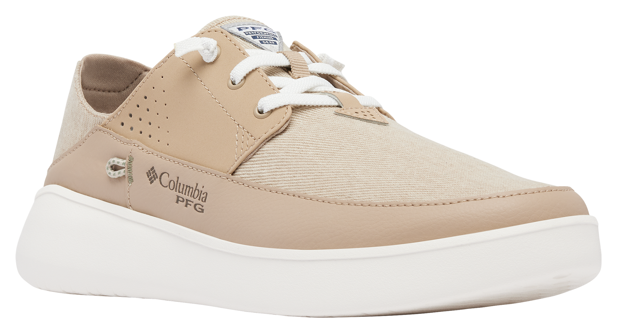 Image of Columbia Boatside Relaxed PFG Shoes for Men - Khaki - 8M