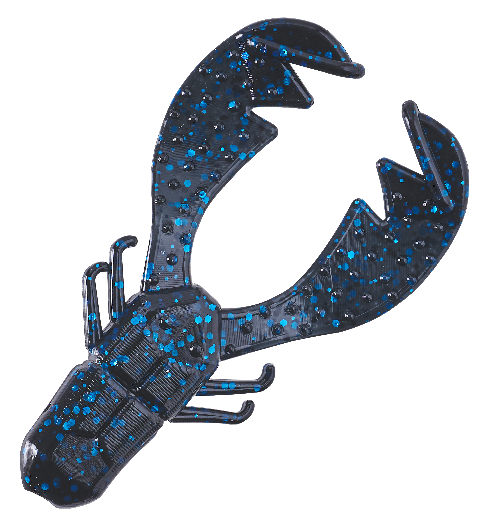 Bass Pro Shops XPS Crawdigy Craw Jr. - Black/Blue Flake