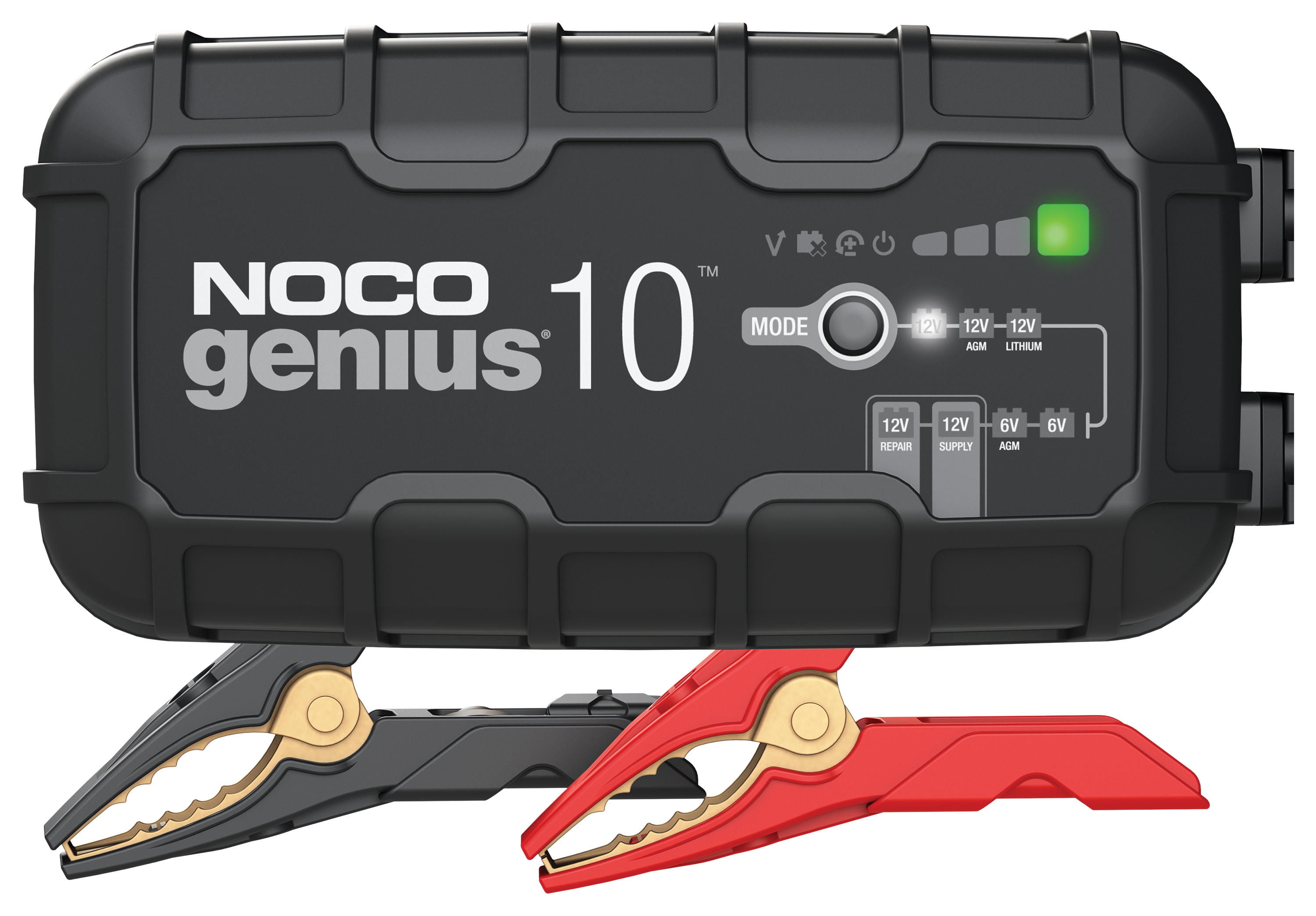 NOCO Genius 10 - 6V/12V 10 Amp Battery Charger, Maintainer & Desulfator