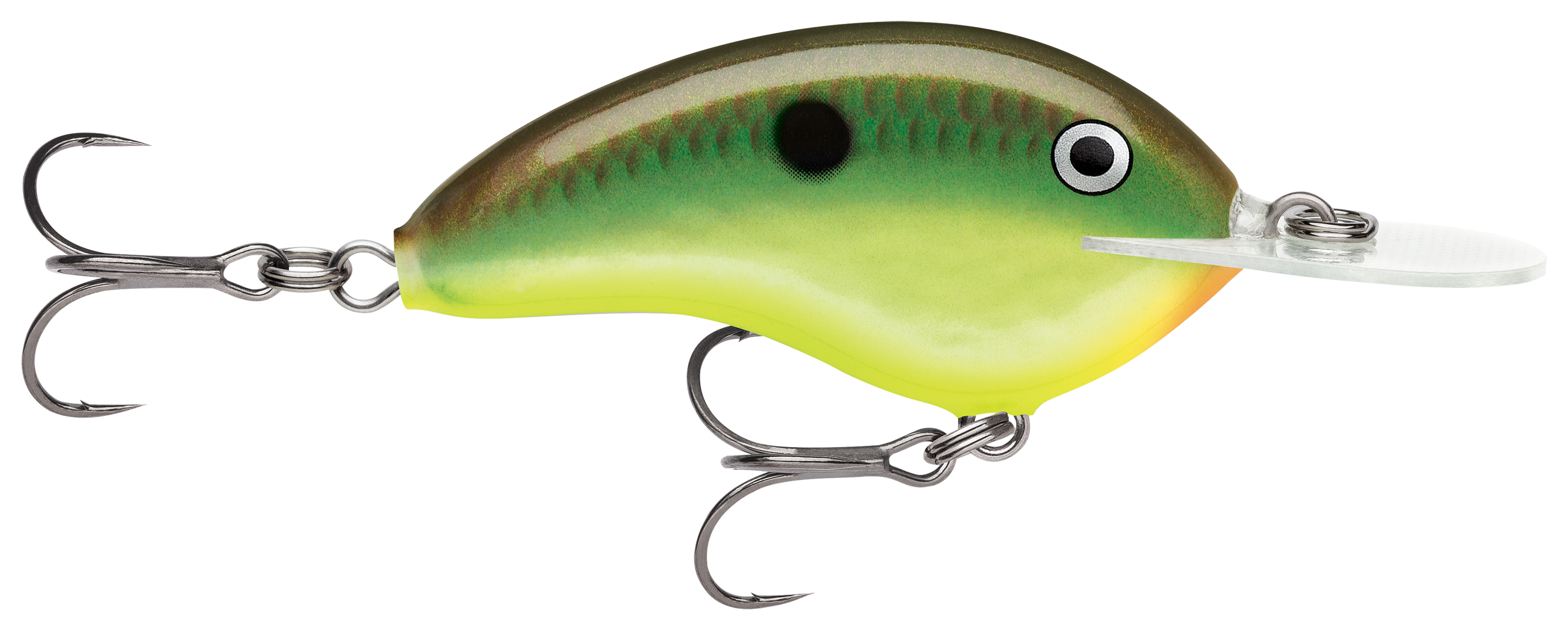 Image of Rapala Ott's Garage Series Deep Tiny Crankbait - Hot Copper Green Shad