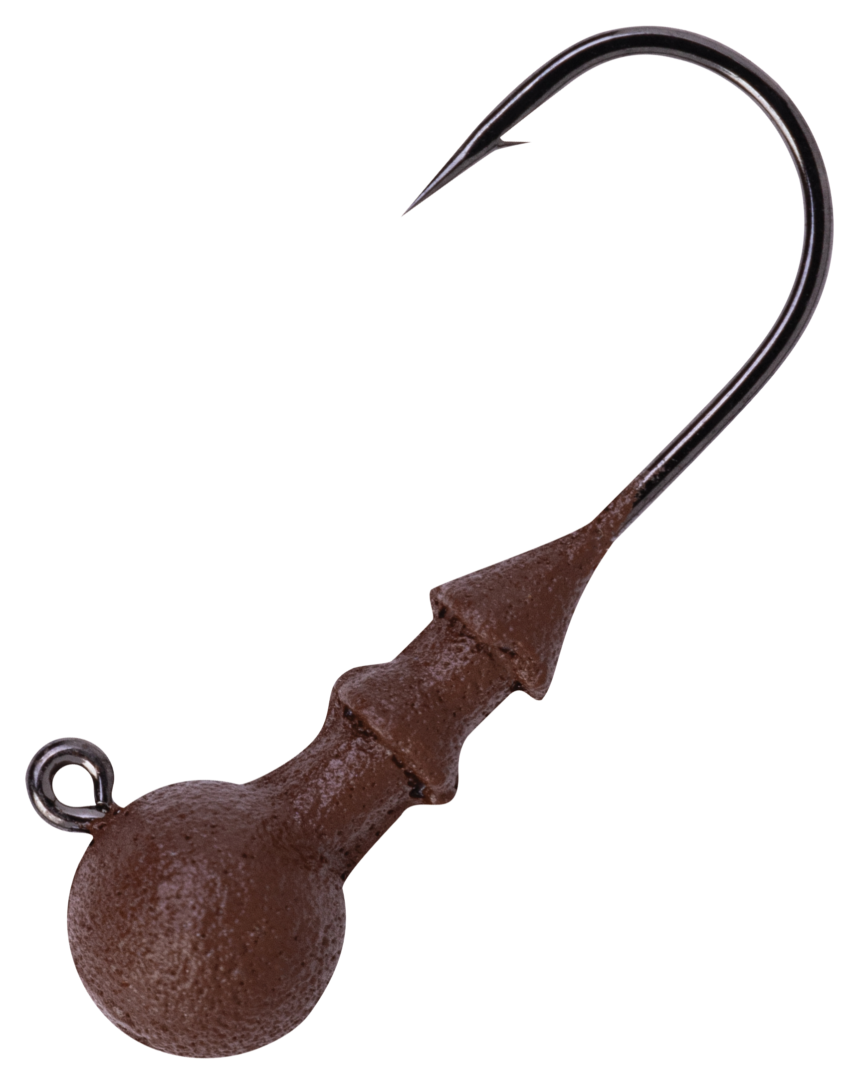 Image of Great Lakes Finesse Stealth Ball Jighead - Matte Brown - 1/16 oz.