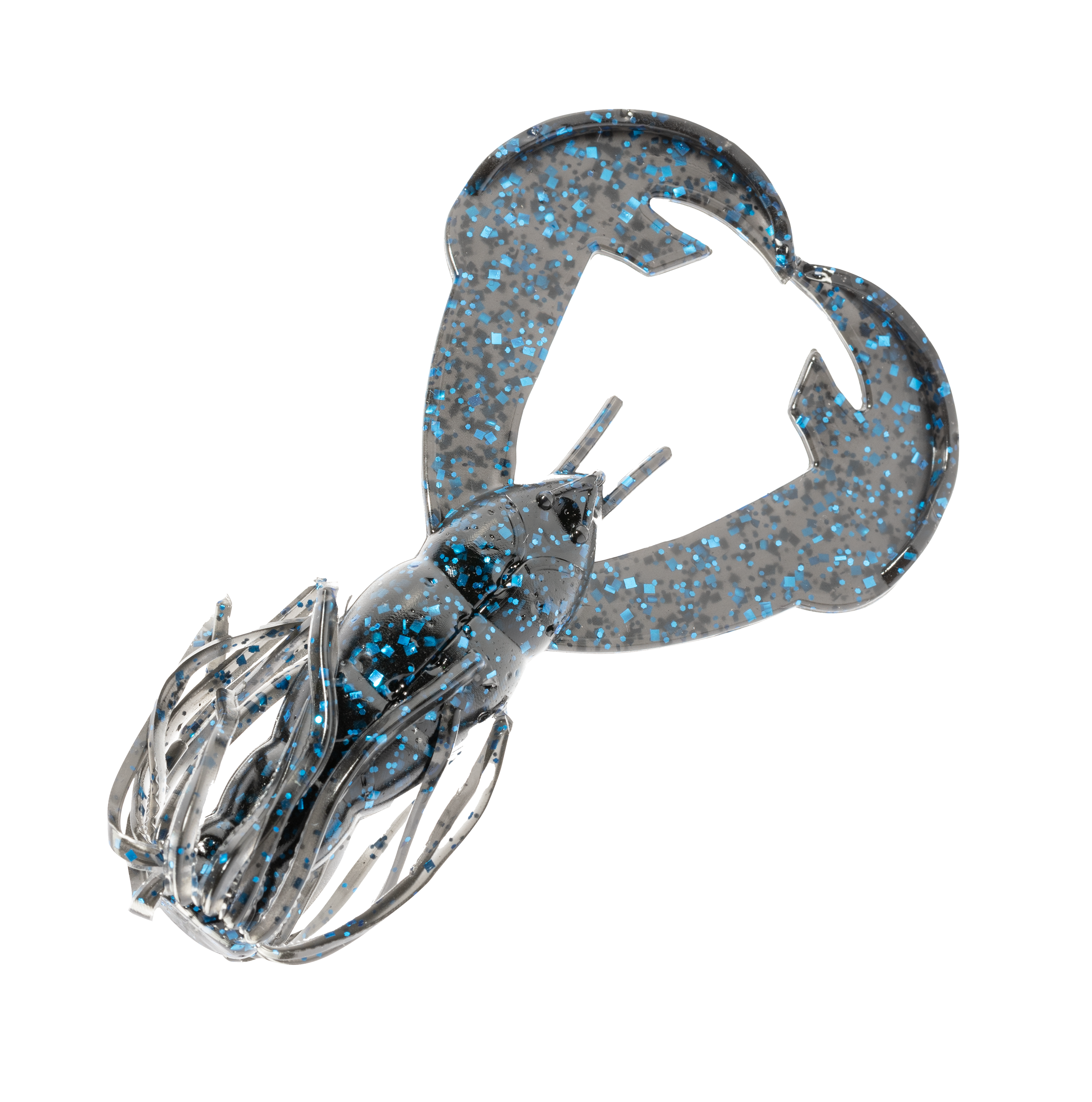 Image of Strike King Rage Luau Craw - Black/Blue Flake