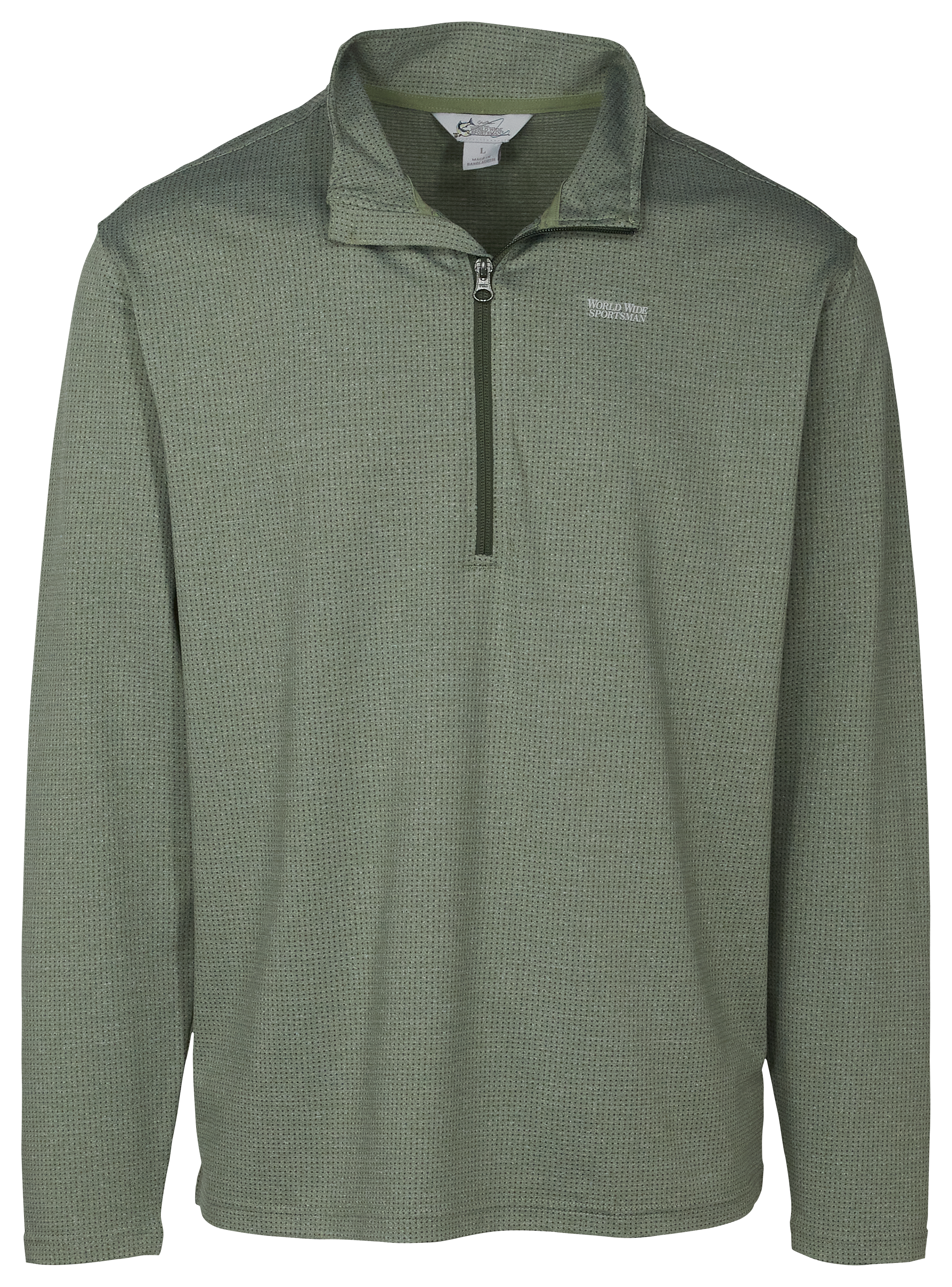 Image of World Wide Sportsman Sanibel Half-Zip Pullover - Sea Spray