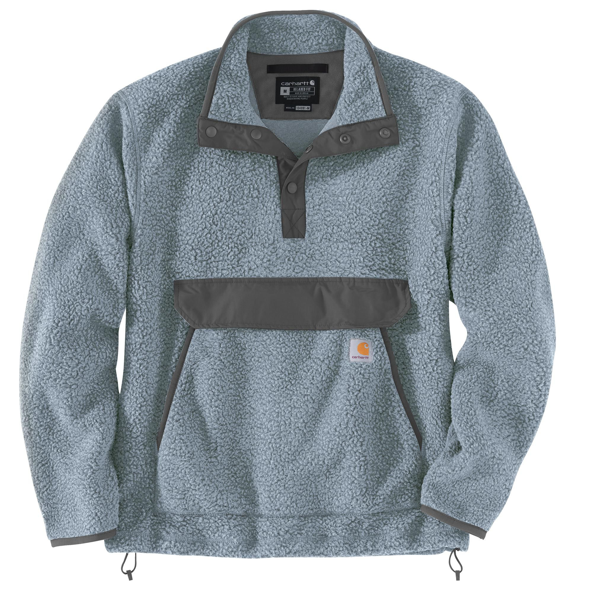 Image of Carhartt Relaxed Fit Fleece Pullover for Men - Neptune - S