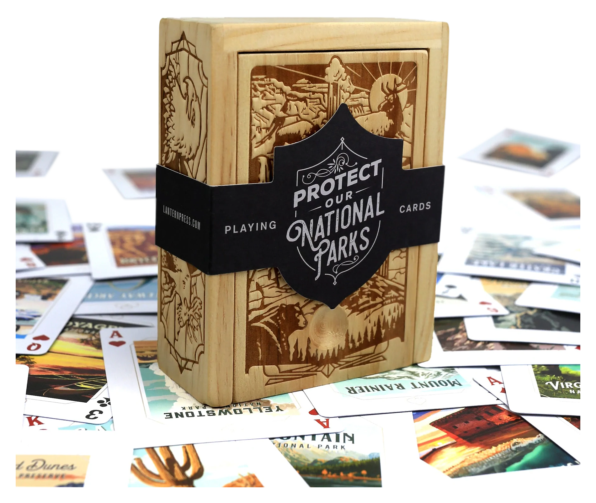 Image of Lantern Press Protect Our National Parks Playing Cards