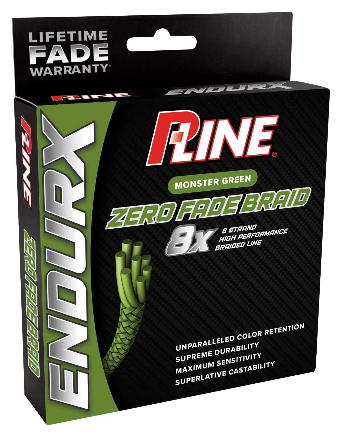 P-Line EndurX Zero Fade 8x Braid 65lb | Monster Green