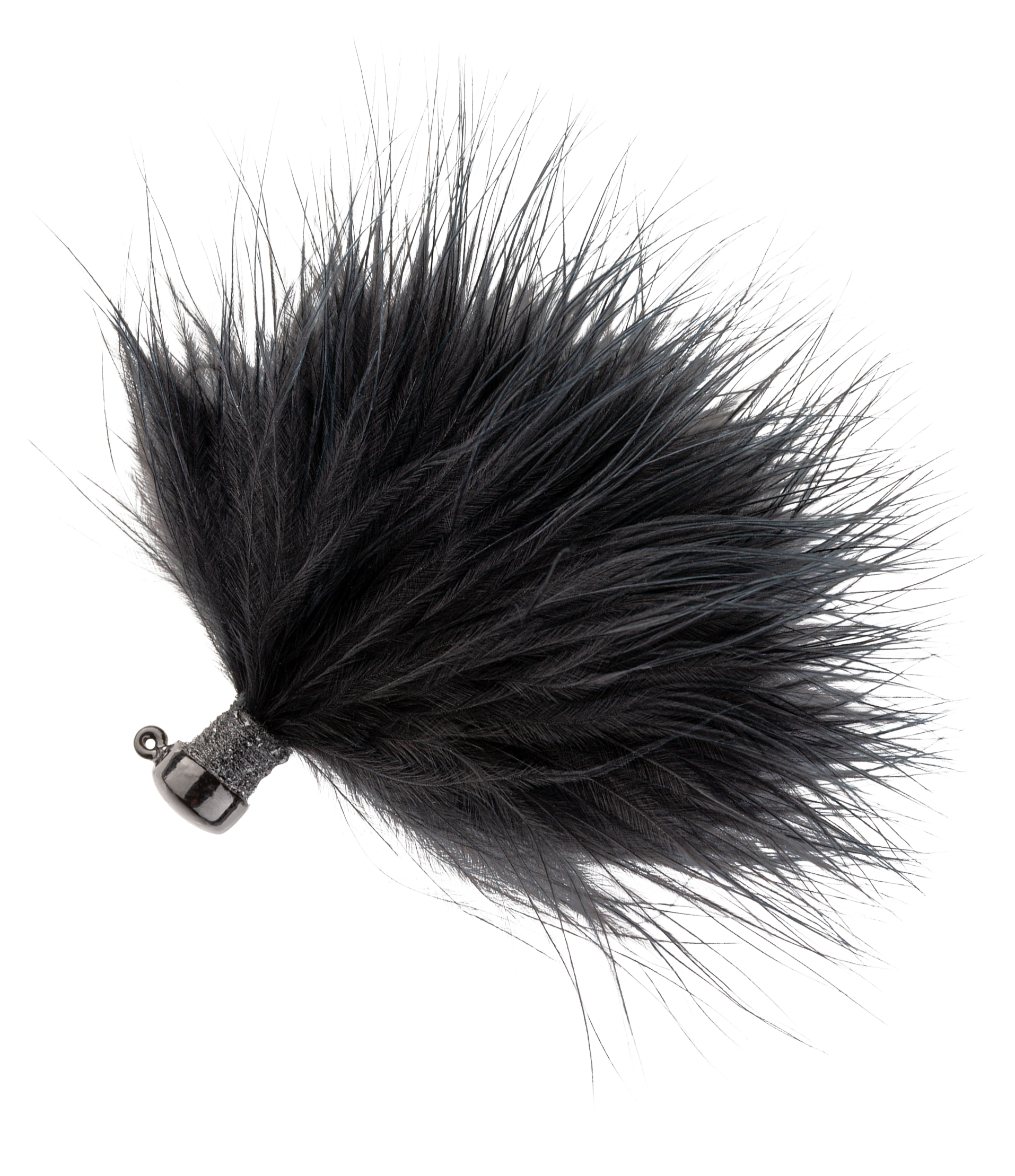 Image of Northland Fishing Tackle Elite Series Marabou Jig - Black - 1/8 oz.