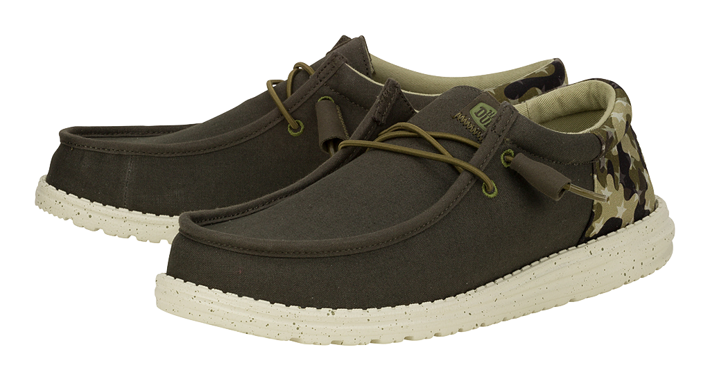 HEYDUDE Wally Funk Americana Camo Shoes for Men