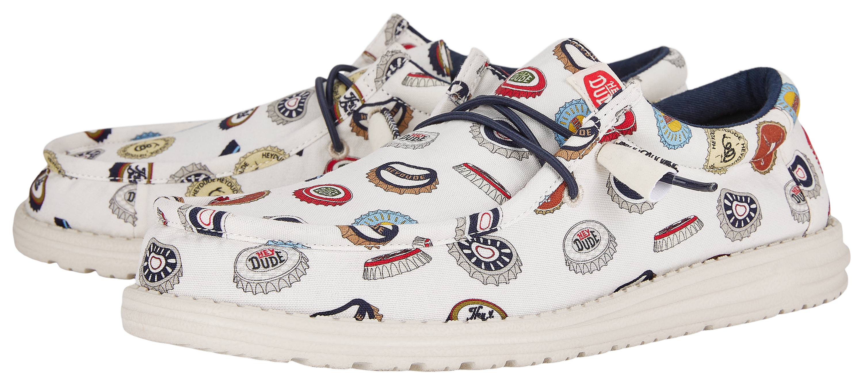 HEYDUDE Wally Spring BreakR Beer Bash Canvas Shoes for Men