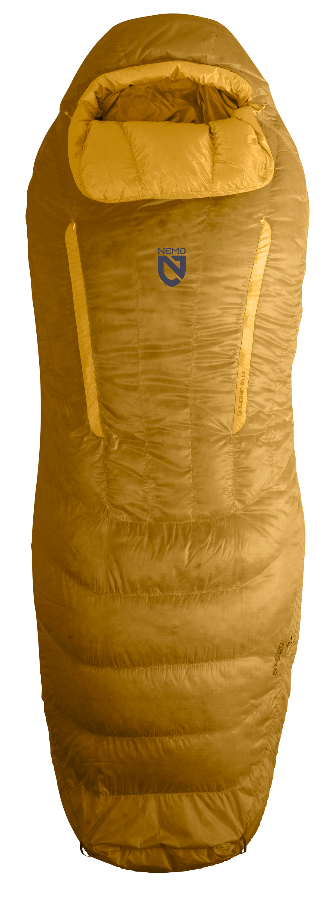 Image of "Nemo Disco 15° Down-Fill Mummy Sleeping Bag for Men - Long - 6'6"""