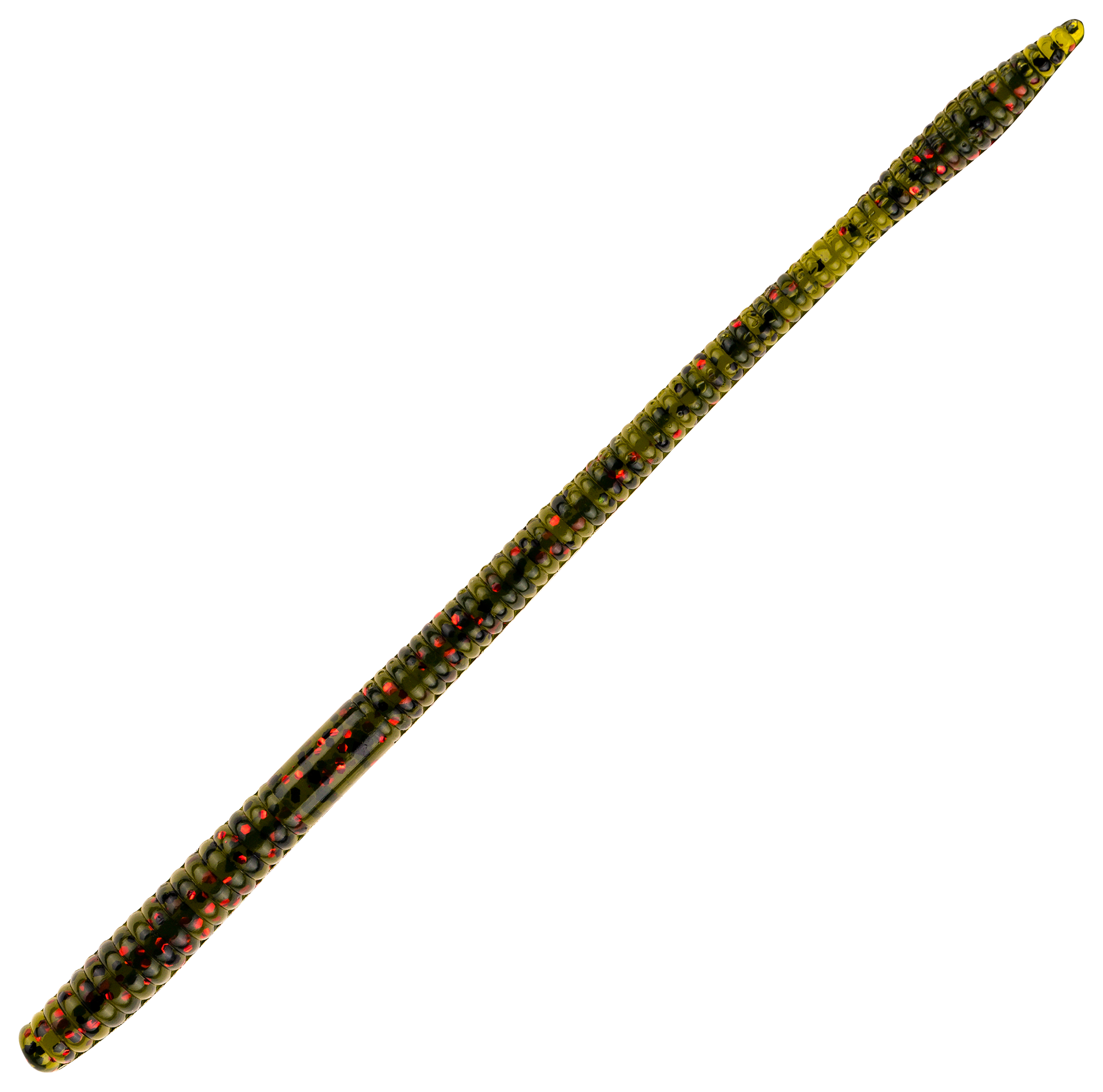 Image of NetBait BaitFuel Supercharged T-Mac Magnum Worm - Watermelon/Red Flake