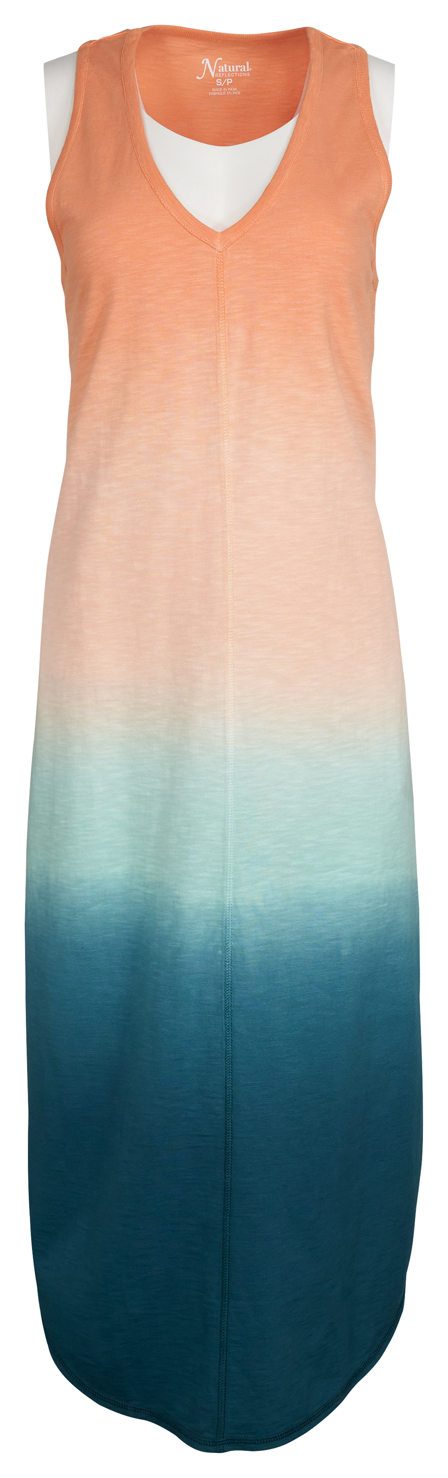 NATURAL REFLECTIONS Dip-Dye Midi Dress