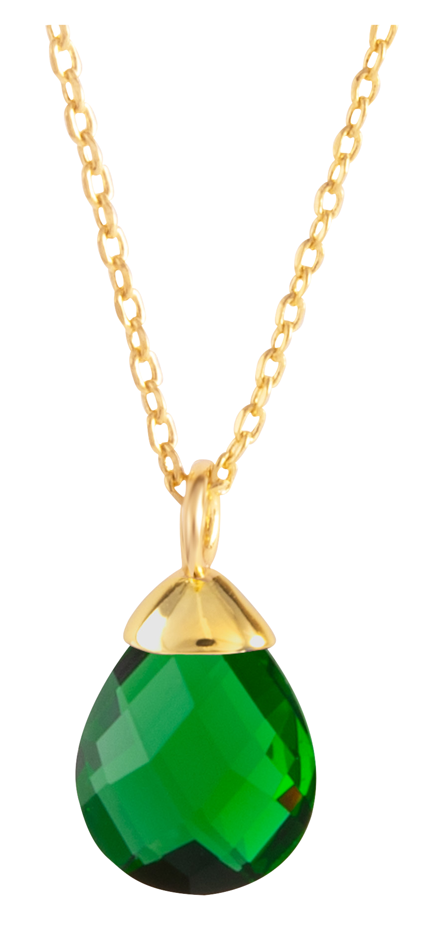 AMANDA BLU May Birthstone Charm Necklace