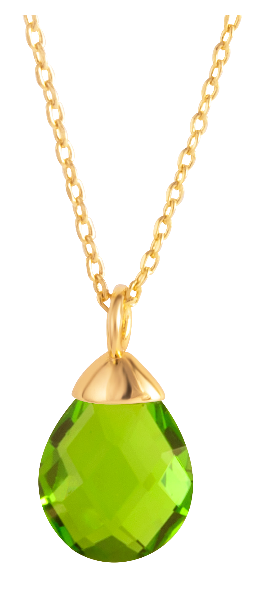AMANDA BLU August Birthstone Charm Necklace