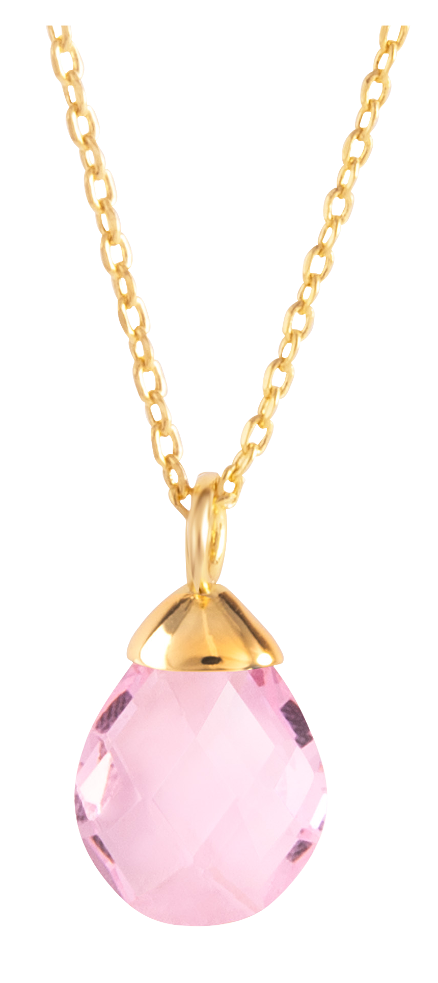 AMANDA BLU October Birthstone Charm Necklace