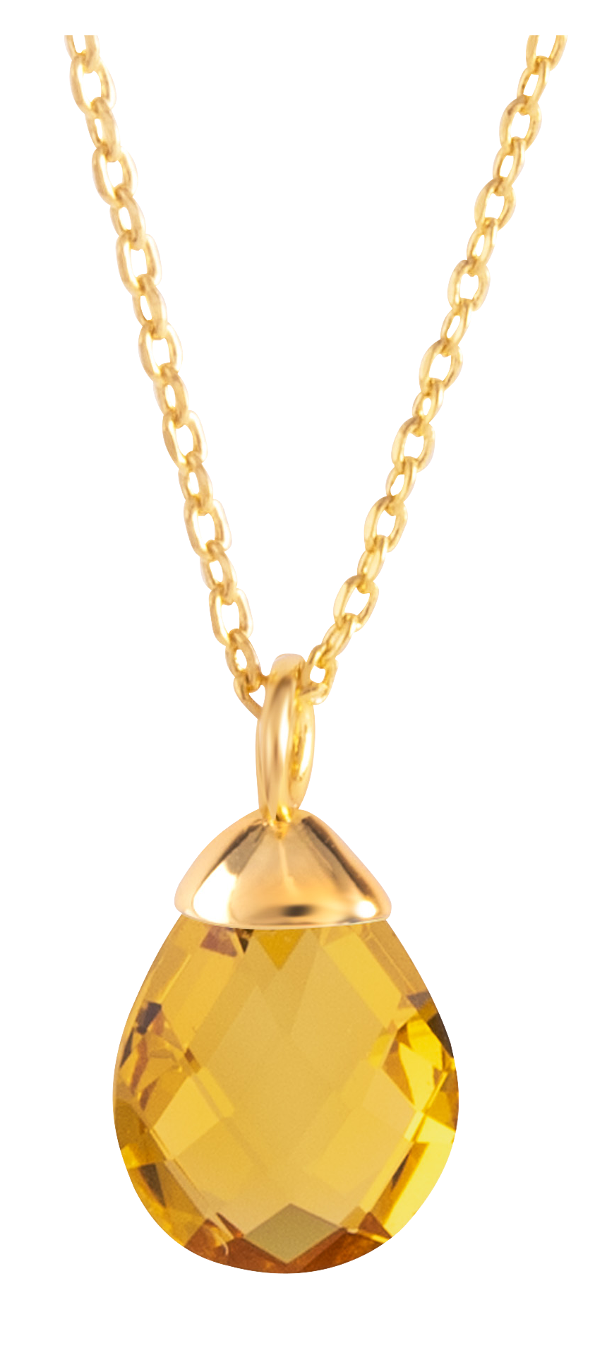 AMANDA BLU November Birthstone Charm Necklace
