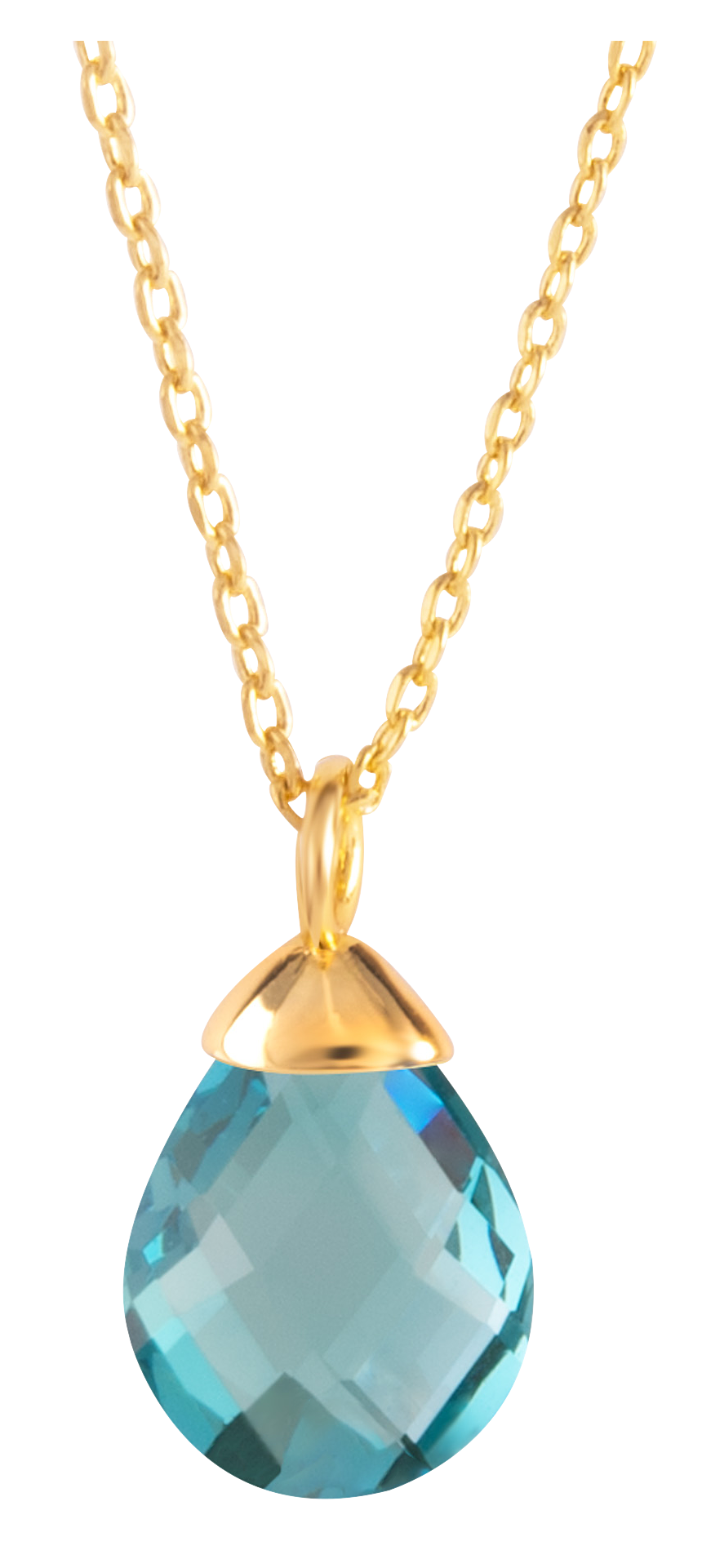 AMANDA BLU December Birthstone Charm Necklace