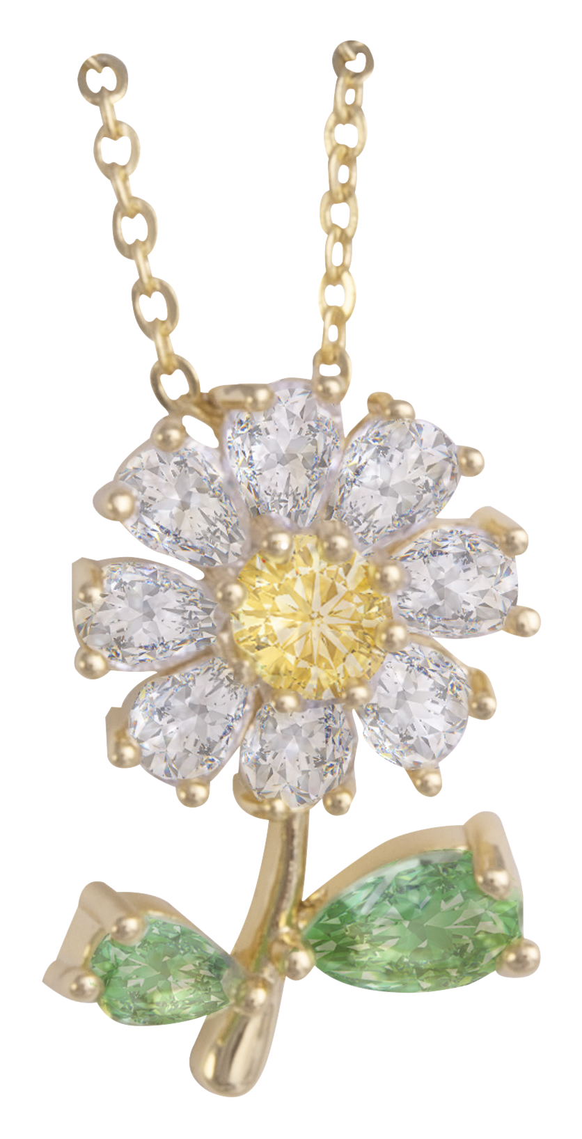 Image of Amanda Blu Gold Daisy Necklace