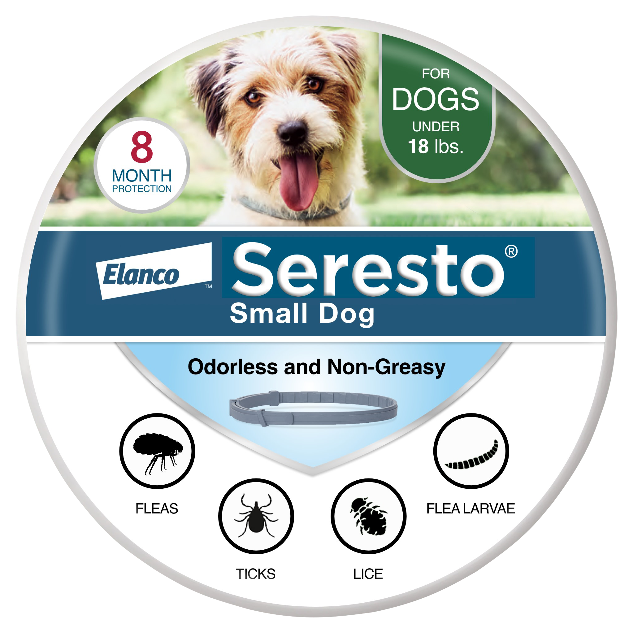 Seresto Dog Flea and Tick Collar - Small - Seresto