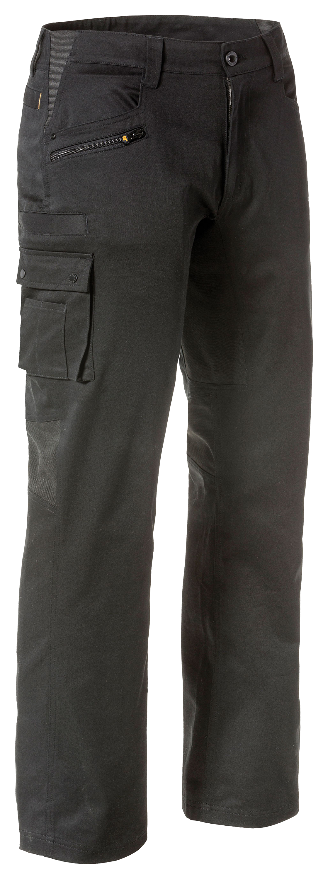 Image of CAT Workwear Operator Flex Work Pants for Men - Black - 38x30