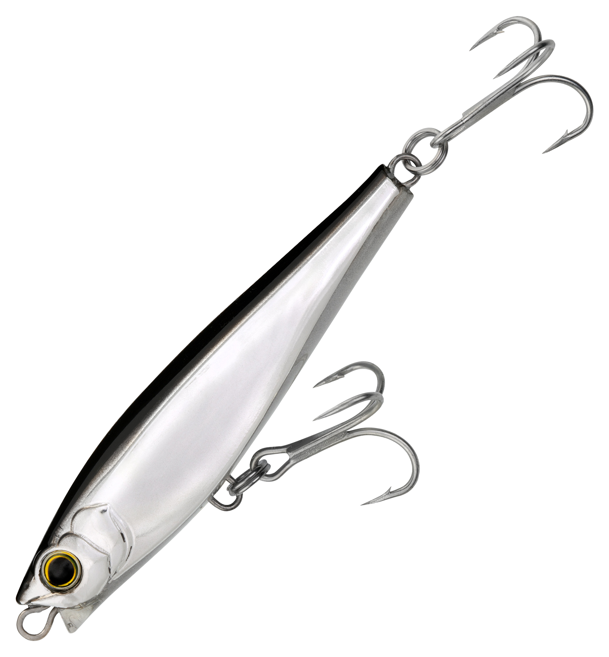 Image of "Yo-Zuri 3D Inshore Pencil Popper - Black Silver - 5-1/2"" - 3-1/2 oz."