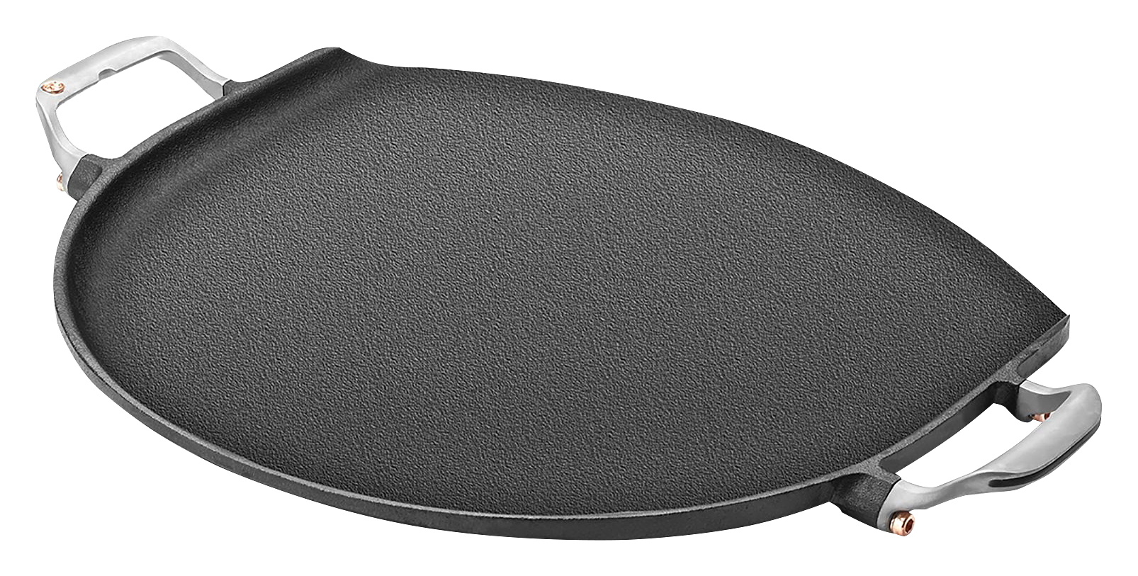 Image of Outset 14'' Cast-Iron Grill Skillet With Forged Handles