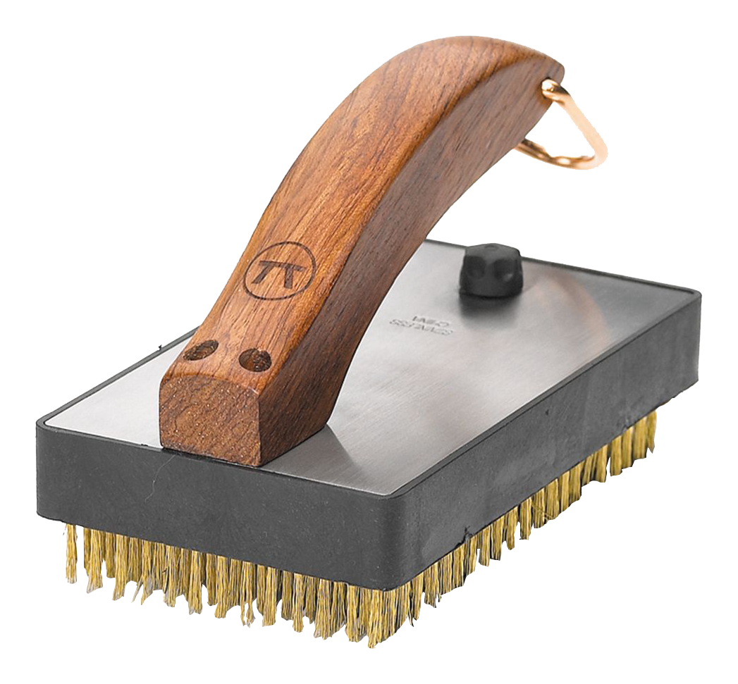 Image of Outset Oversized Grill Brush with Rosewood Handle