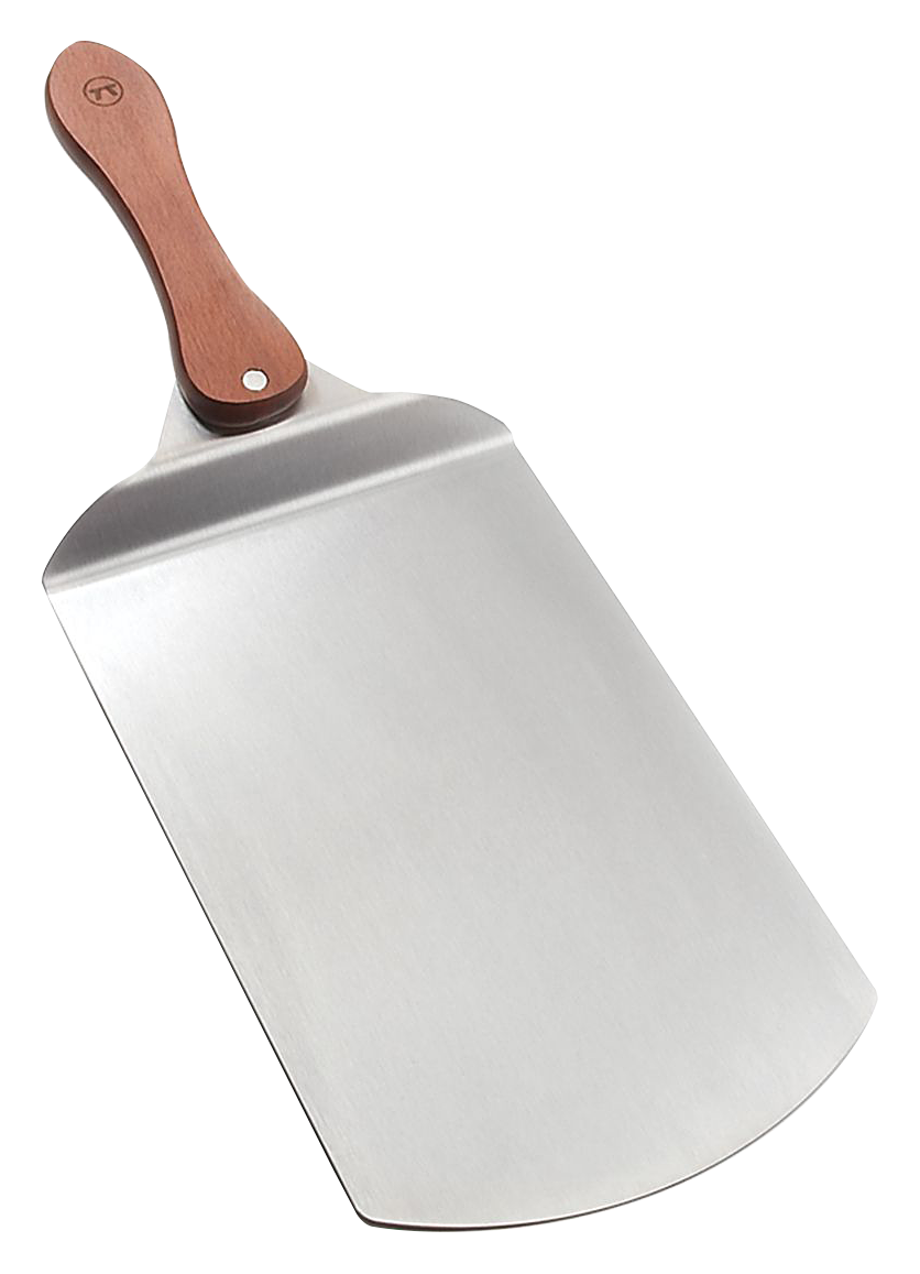 Image of Outset Stainless Steel Pizza Peel with Collapsible Rosewood Handle