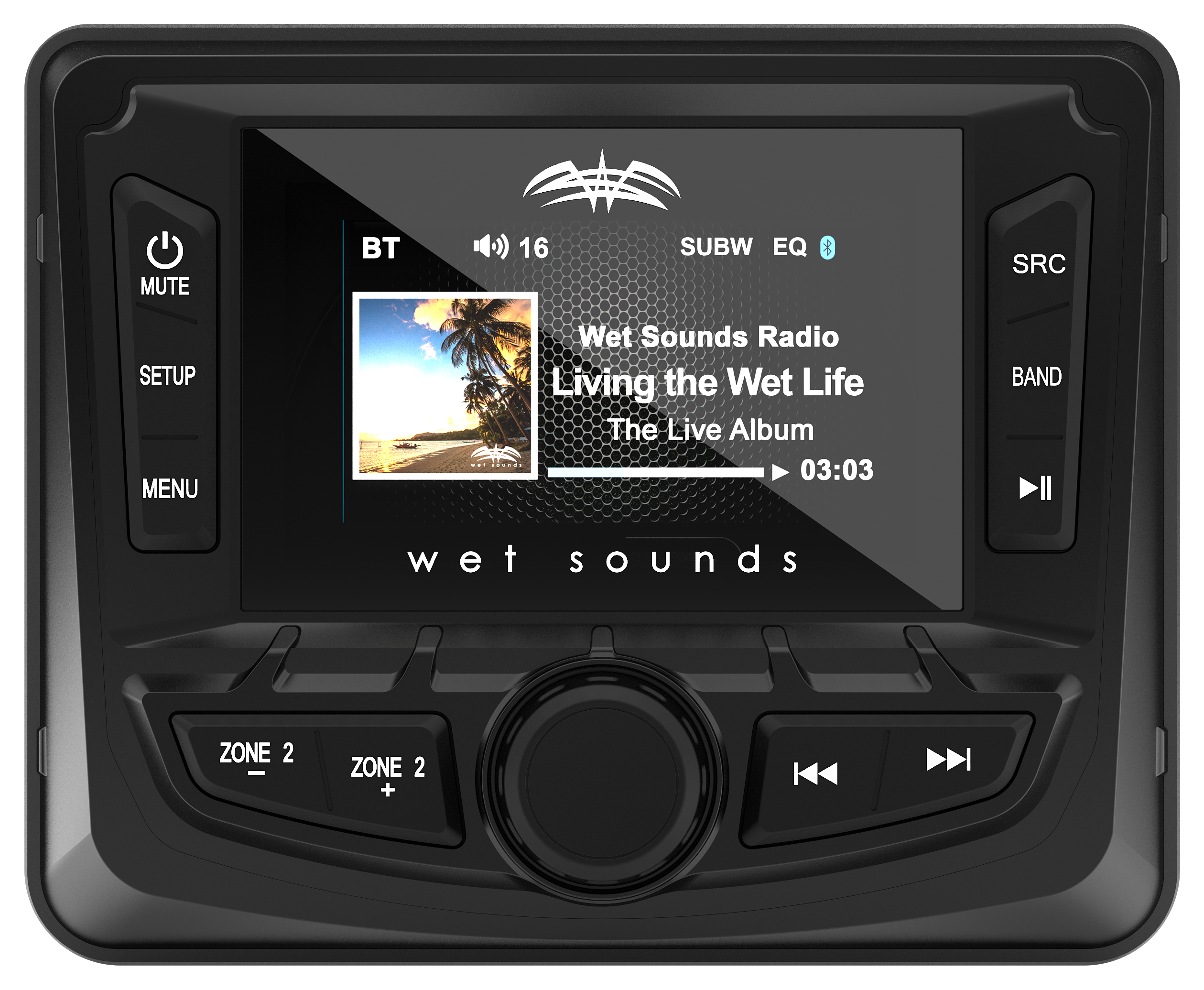 Wet Sounds MC-2 AM/FM/Weather Band Tuner with RDS