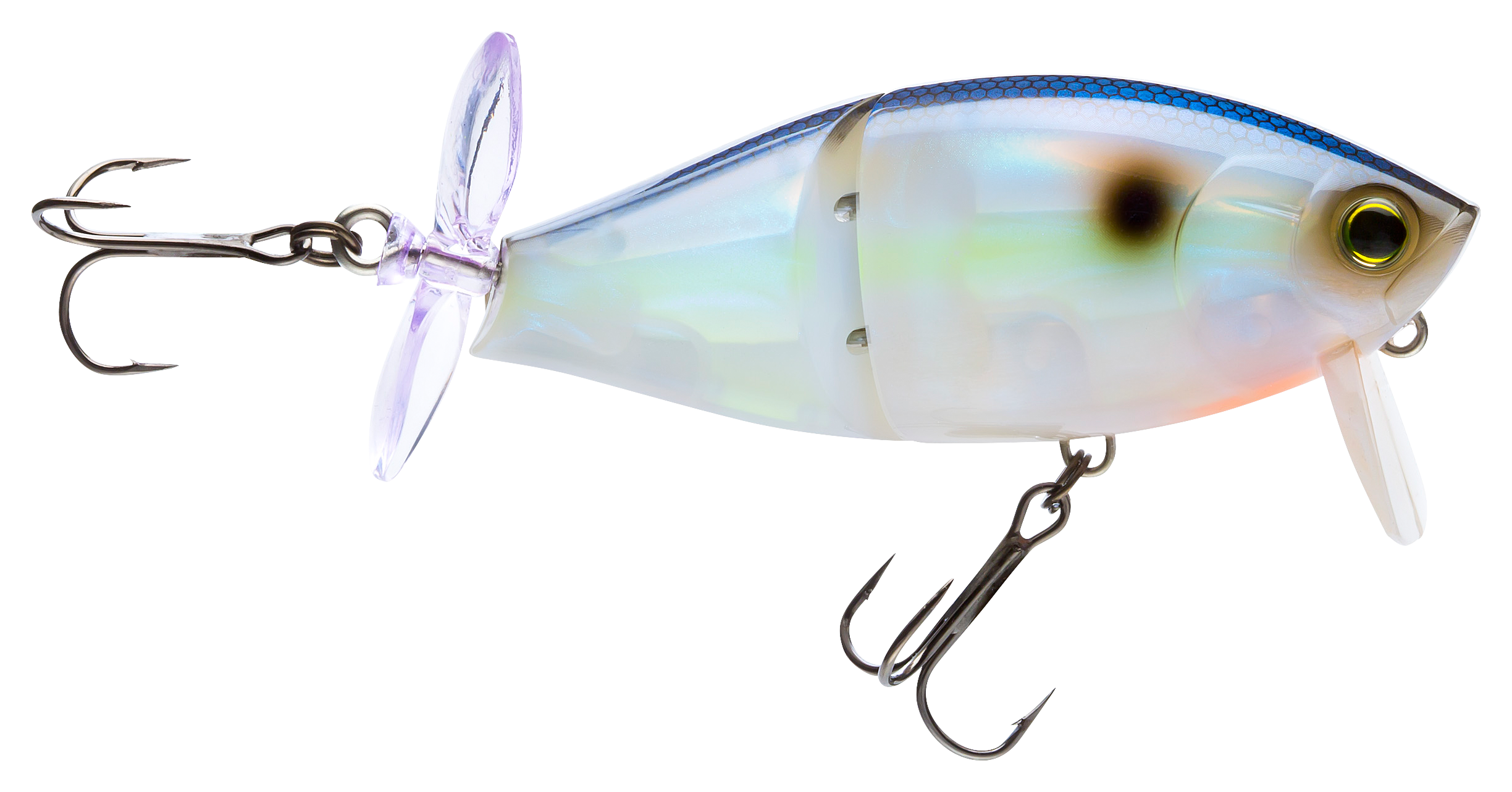 Image of "Yo-Zuri 3DB Wake Prop - Ghost Sexy Shad - 3-3/8"" - 7/8 oz."