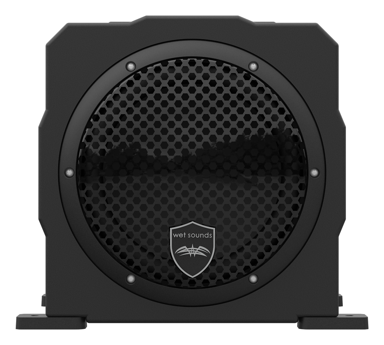 Image of Wet Sounds Stealth AS-Series Powered Subwoofer Enclosure - Black - 8''