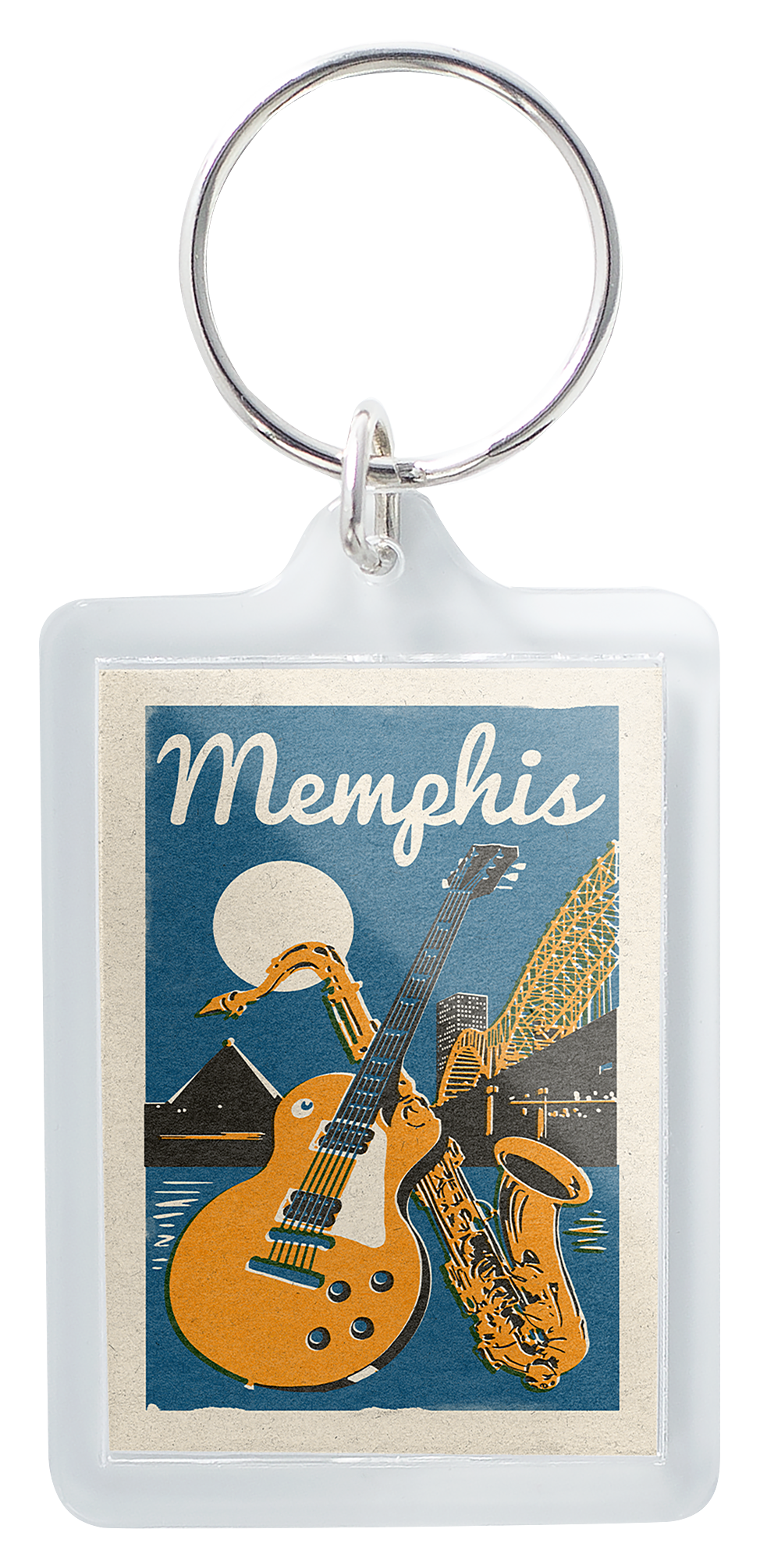 Image of Lantern Press Tennessee Music Acrylic Keychain