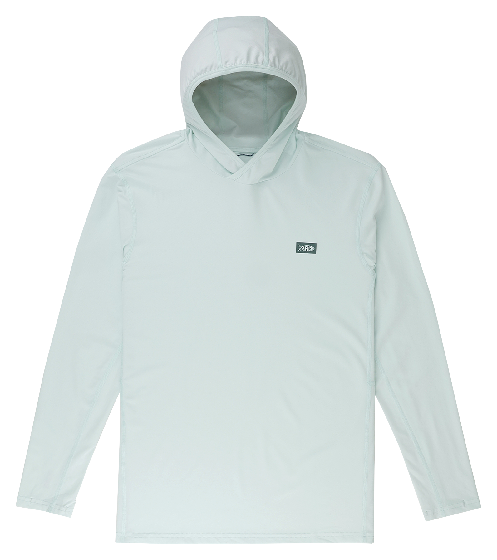 Image of AFTCO Air-O Mesh Hoodie - Hint of Mint Heather - S