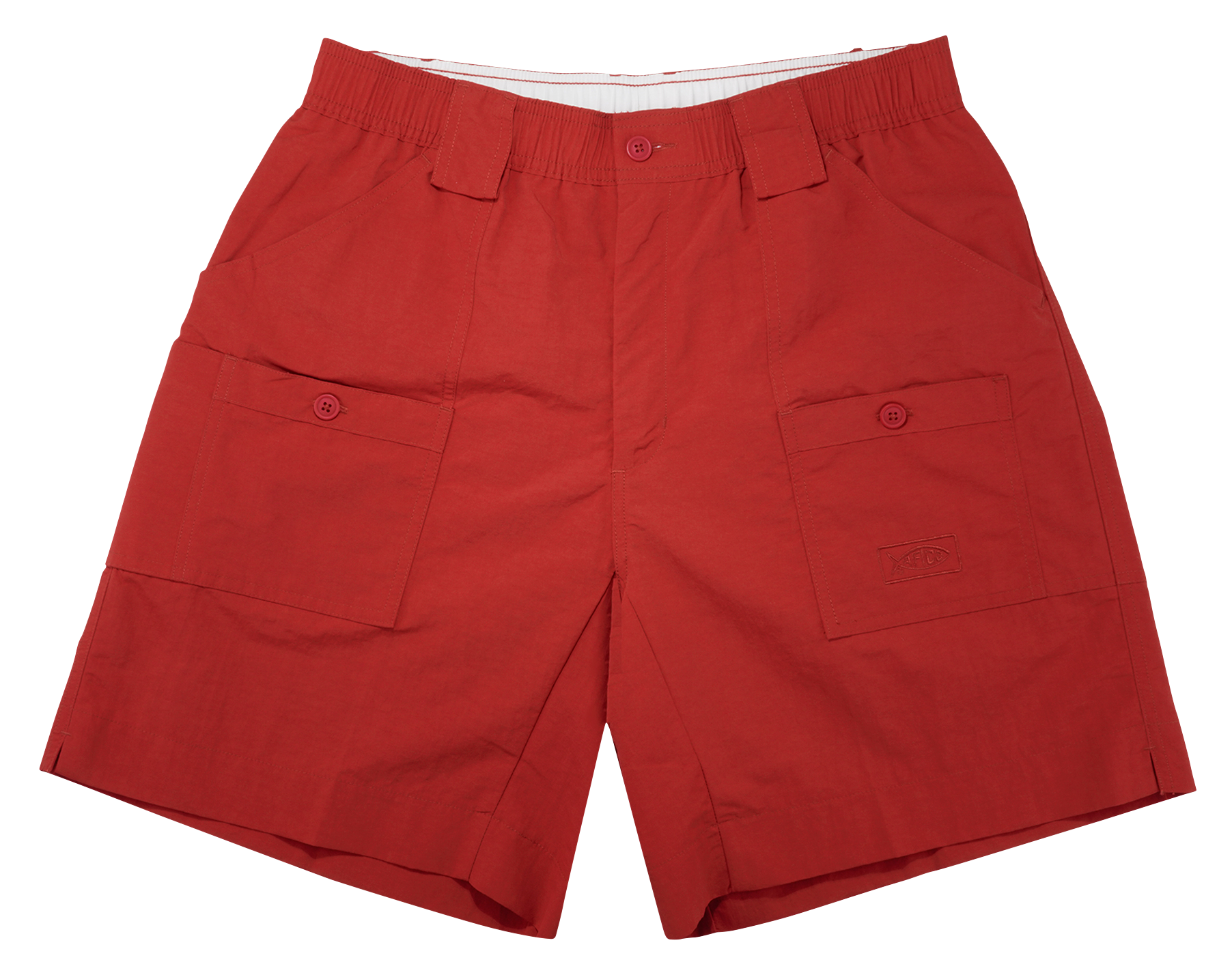 Image of AFTCO Original Fishing Shorts for Men - True Red - 30