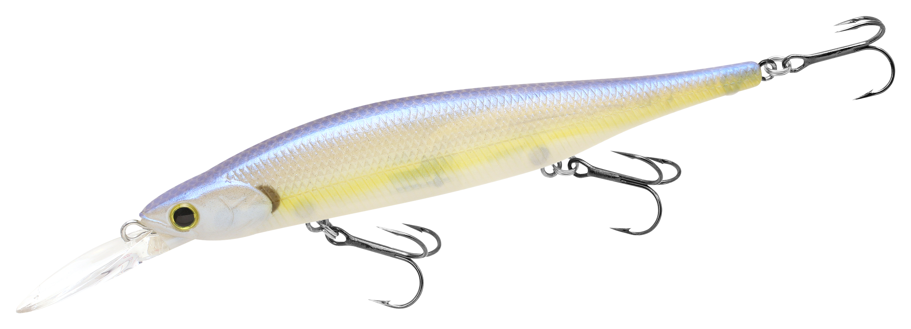 Image of Lucky Craft Lightning Pointer 100DD Jerkbait - Chartreuse Shad