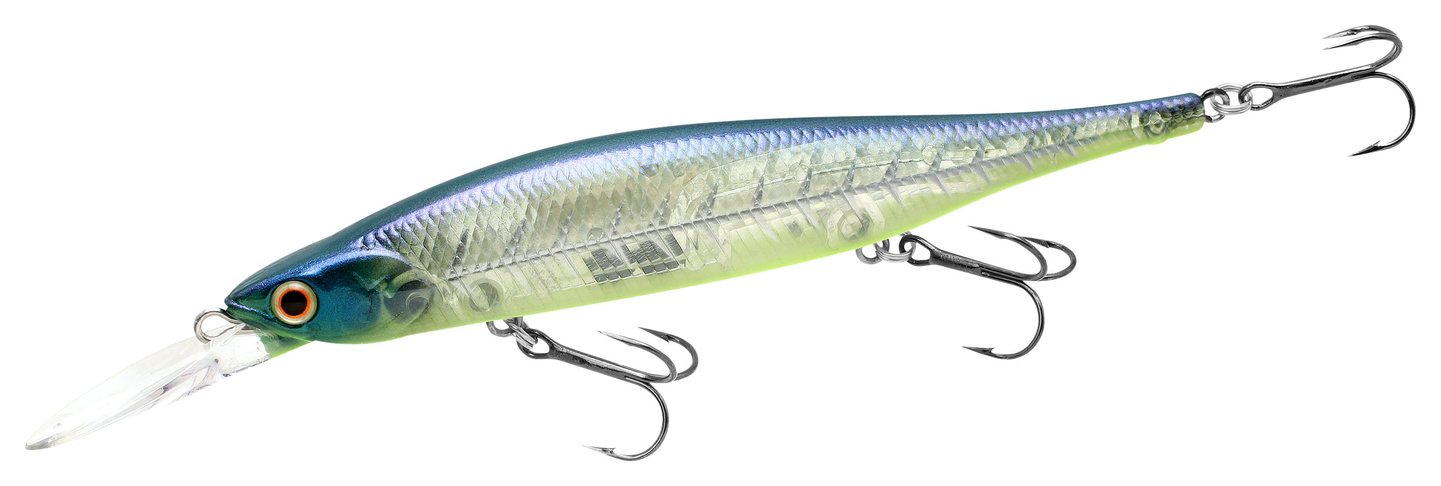 Image of Lucky Craft Lightning Pointer 100DD Jerkbait - Bone Pro Blue