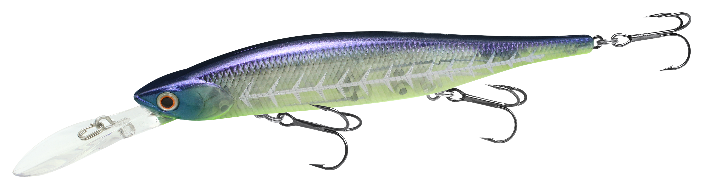 Image of Lucky Craft Lightning Staysee 110SP Jerkbait - Bone Pro Blue