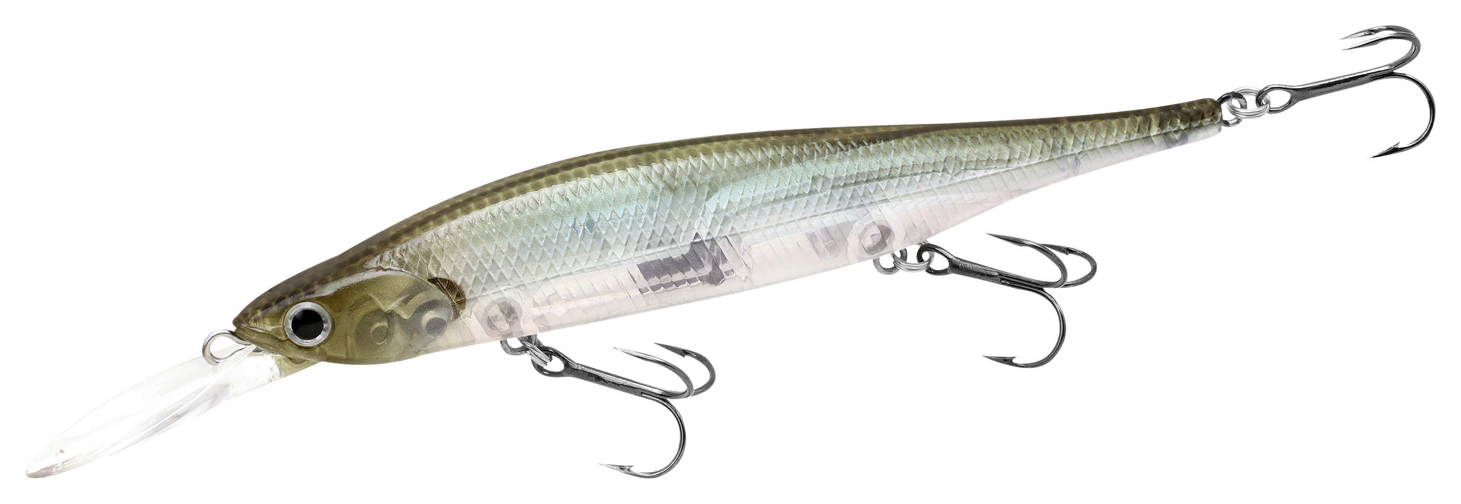 Lucky Craft Lightning Pointer 100DD Jerkbait - Ghost Minnow