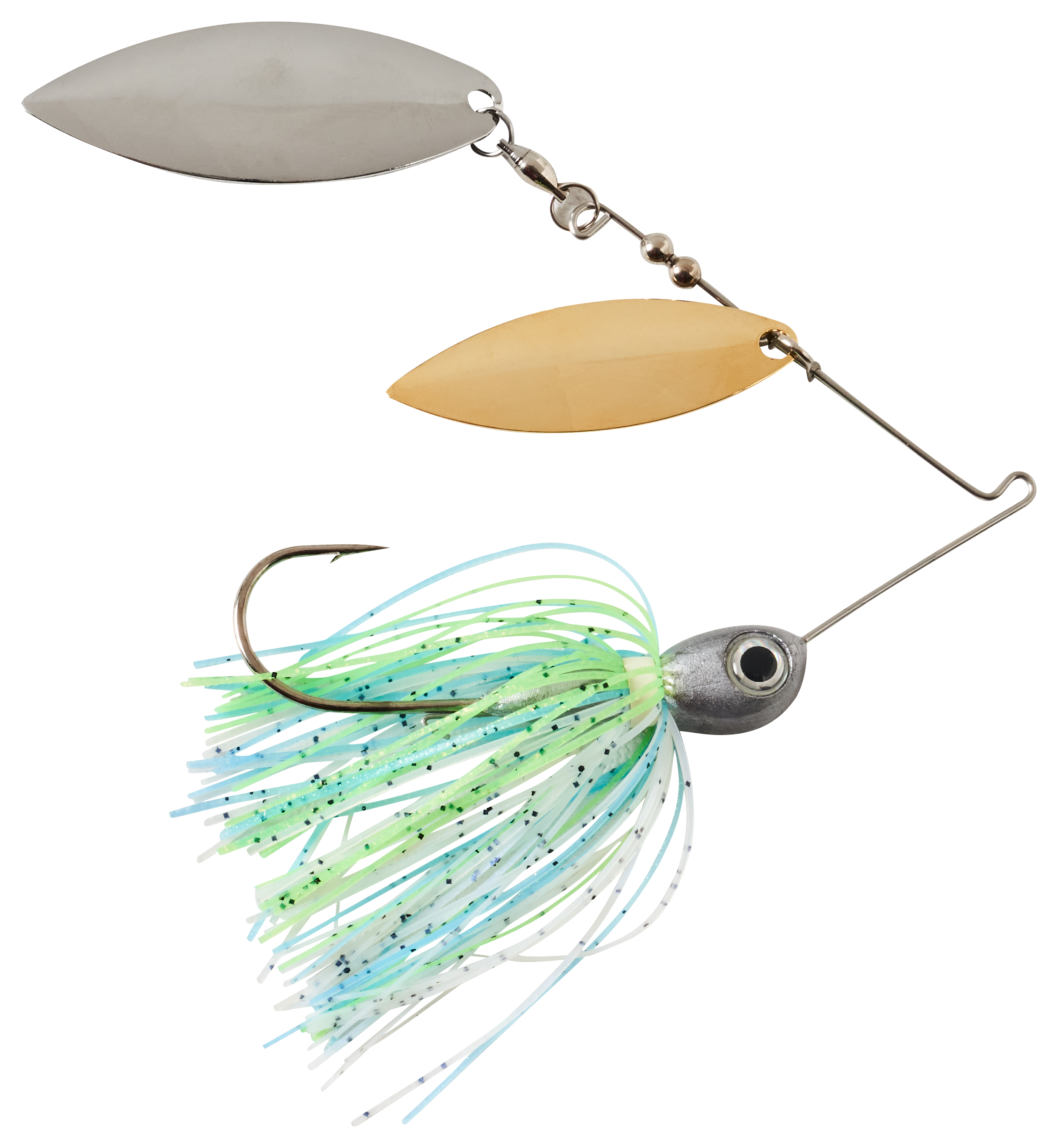 Image of Bass Pro Shops XPS Brawler Blade Double-Willow Spinnerbait - Blueback Herring - 3/8 oz.