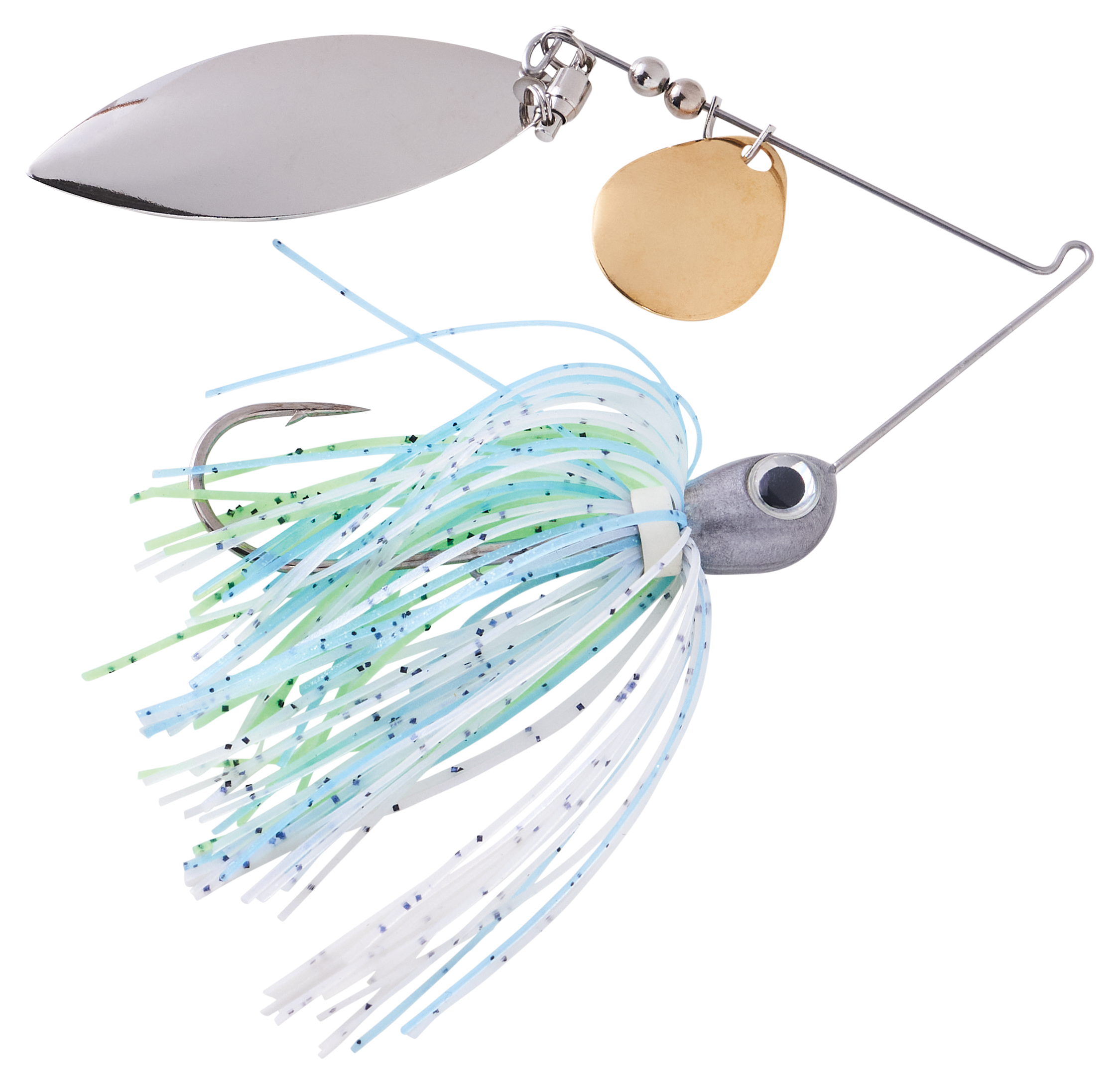 Bass Pro Shops XPS Brawler Blade Tandem Spinnerbait - Blueback Herring - 3/4 oz