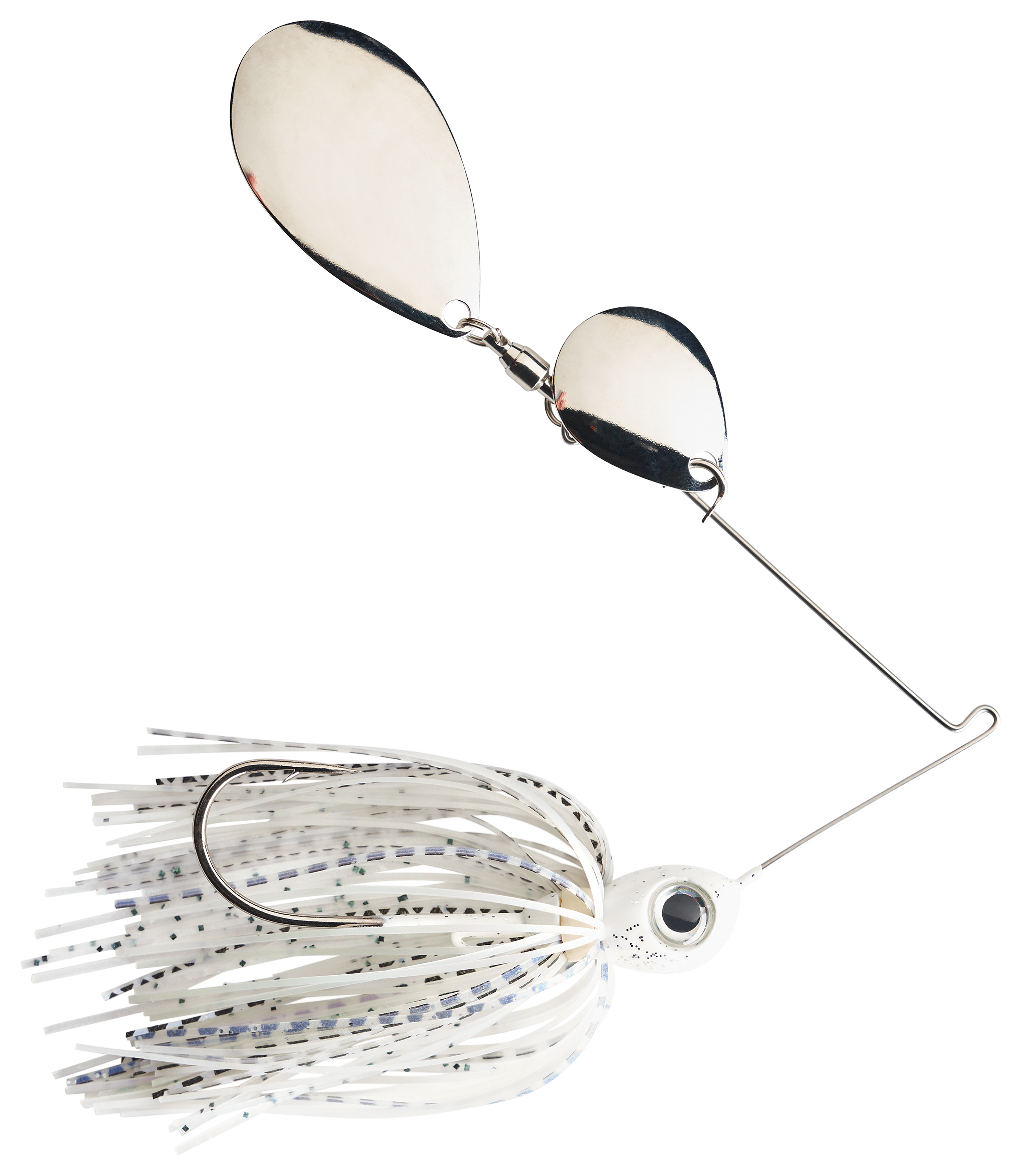 Bass Pro Shops XPS Brawler Blade Colorado/Indiana Spinnerbait - White Sand - 1/2 oz