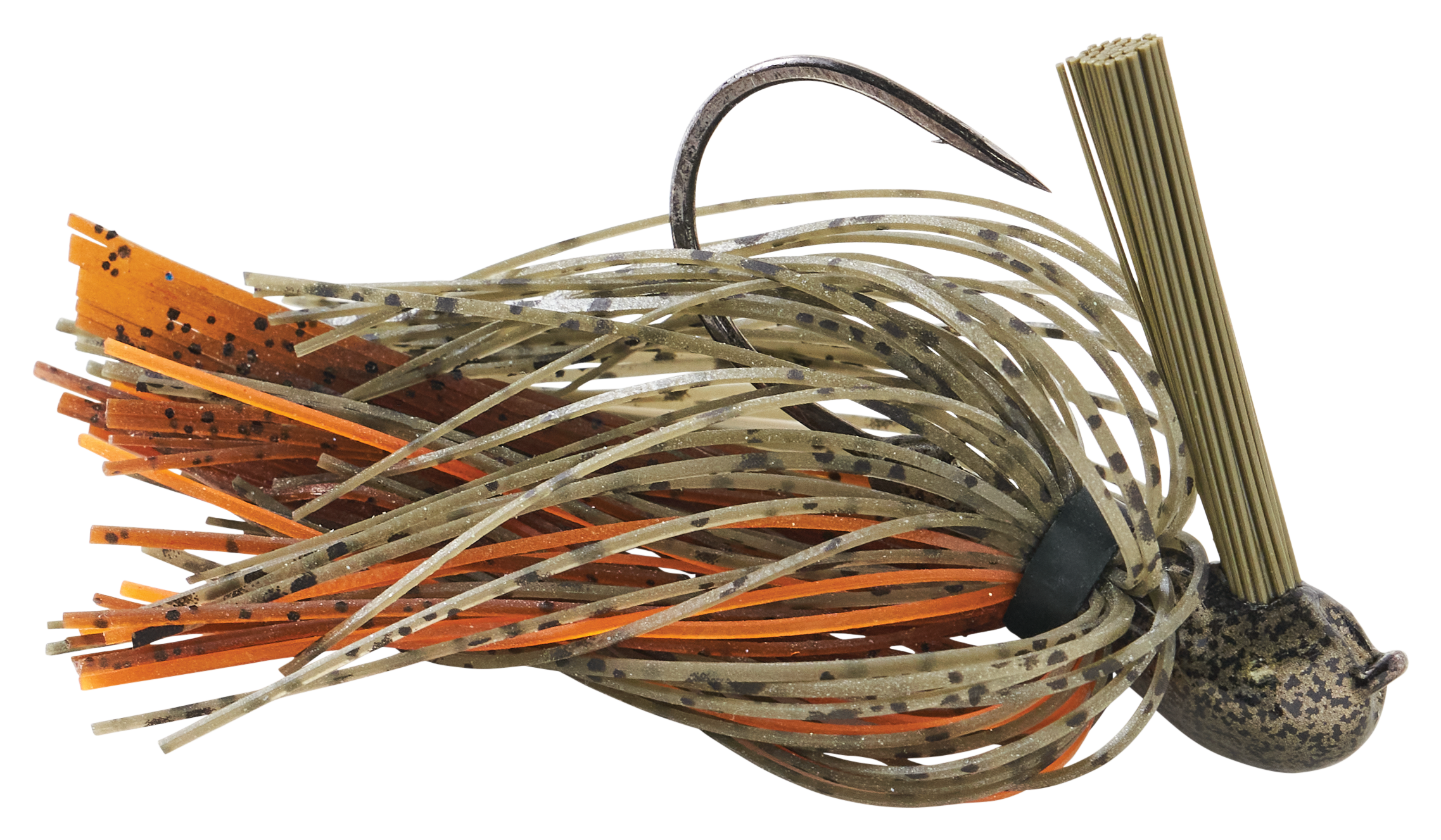 Image of Bass Pro Shops XPS Cover Jig - Green Pumpkin Orange - 3/4 oz.