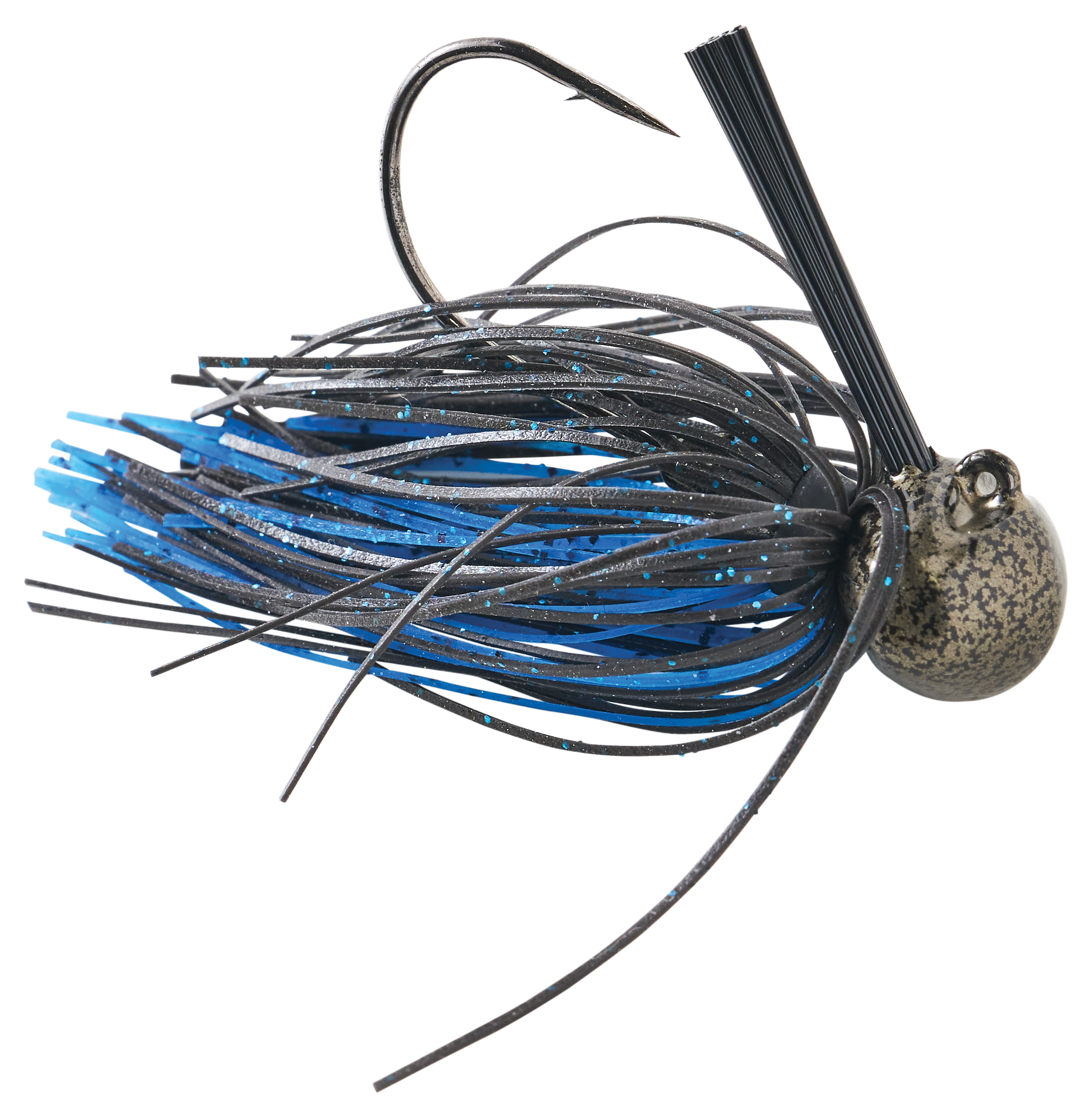 Image of Bass Pro Shops XPS Football Jig - Black/Blue - 3/8 oz.